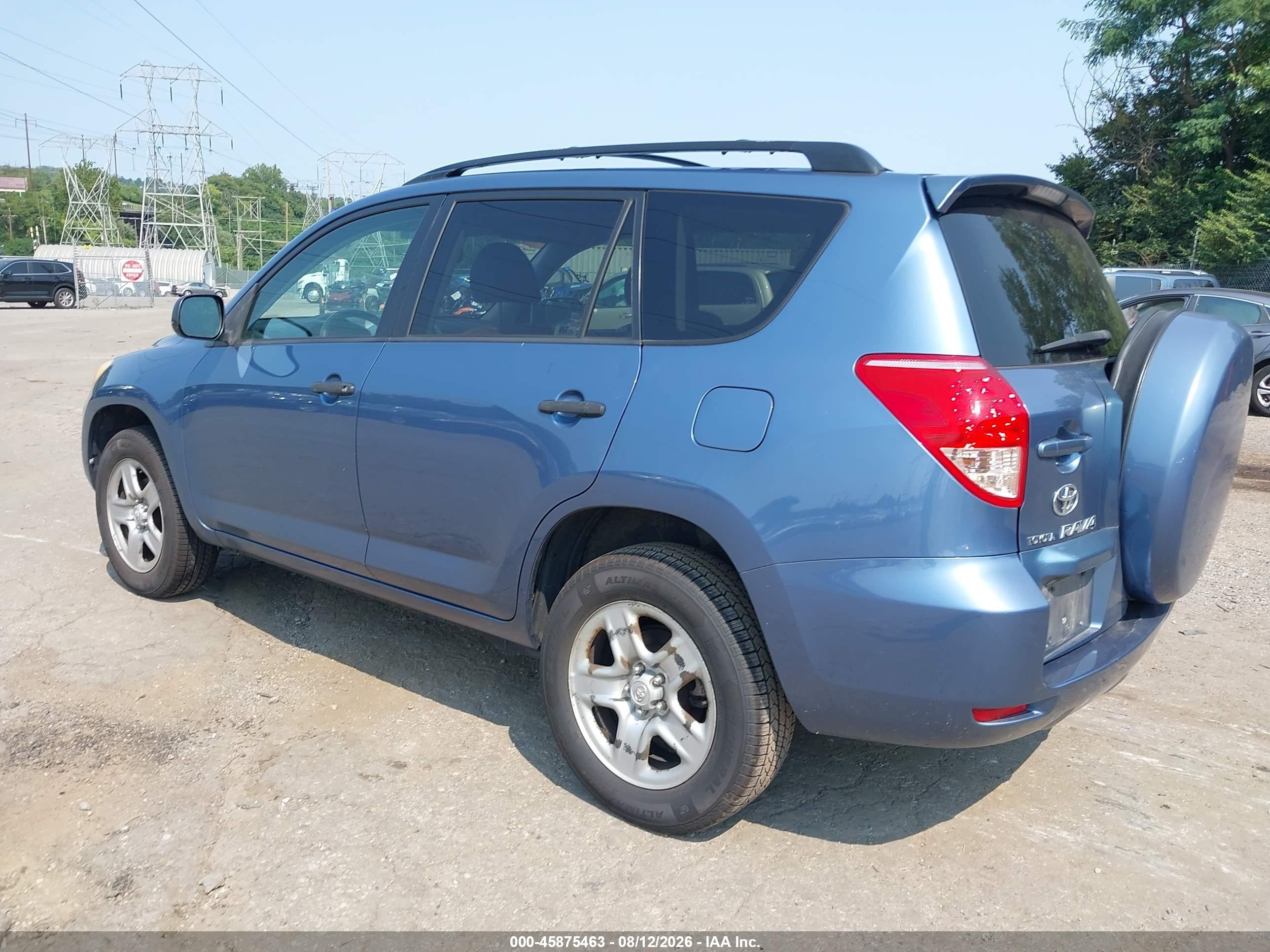 2008 Toyota Rav4   Blue vin: JTMBD35V285191633