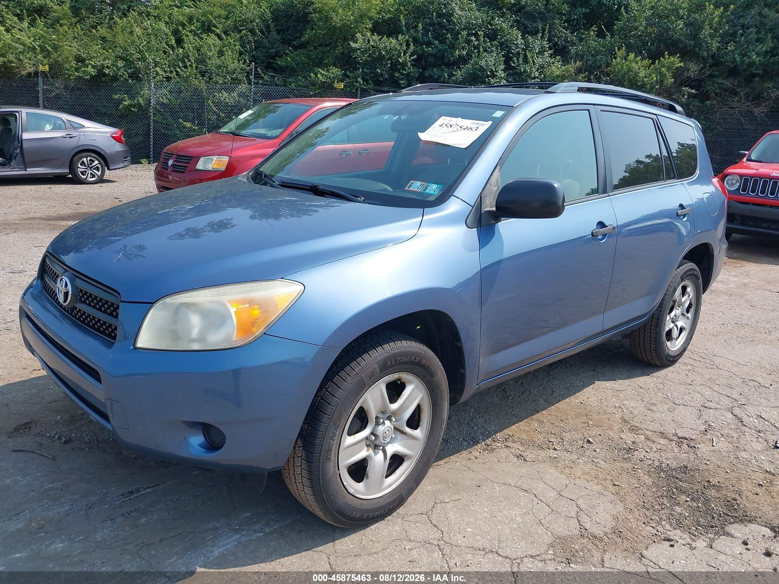 2008 Toyota Rav4   Blue vin: JTMBD35V285191633