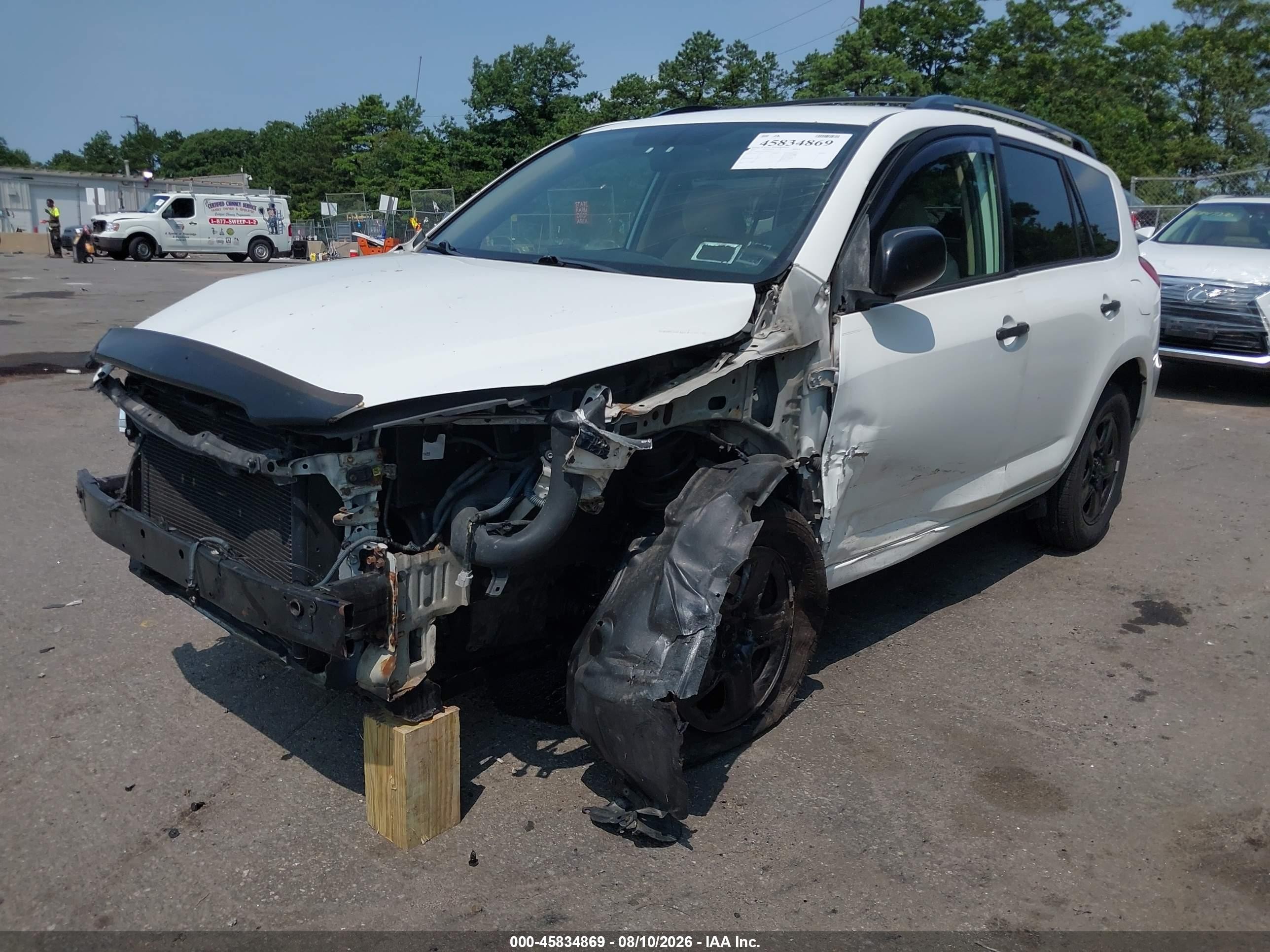 2006 Toyota Rav4   White vin: JTMBD35V465023053