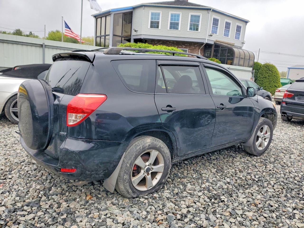2008 Toyota Rav4 Base Black vin: JTMBD35V485127089