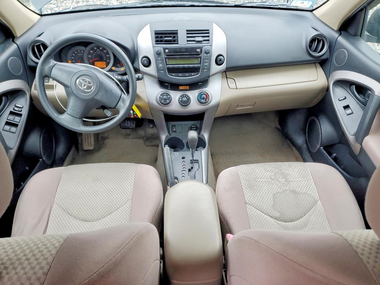 2008 Toyota Rav4 Base Black vin: JTMBD35V485127089