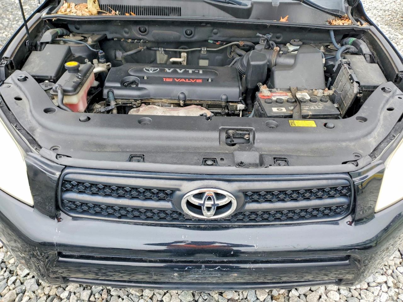 2008 Toyota Rav4 Base Black vin: JTMBD35V485127089