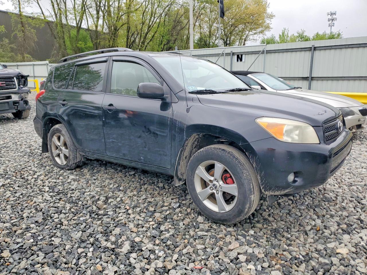2008 Toyota Rav4 Base Black vin: JTMBD35V485127089