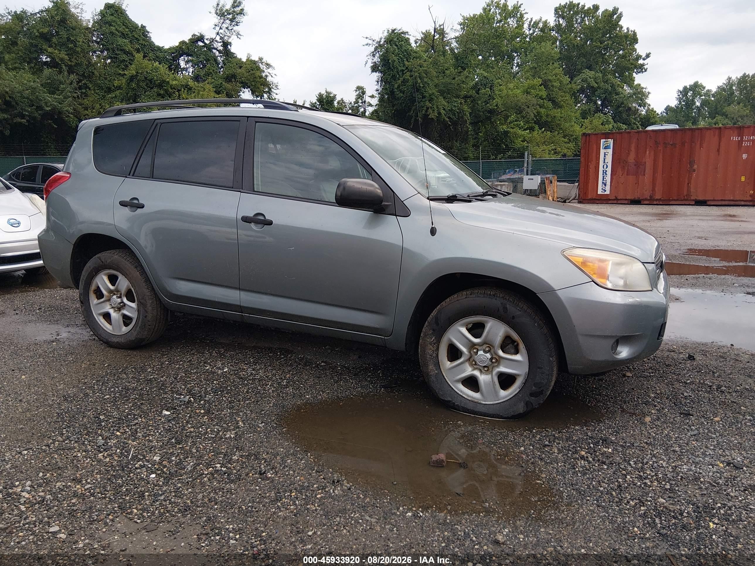 2007 Toyota Rav4   Gray vin: JTMBD35V875057093