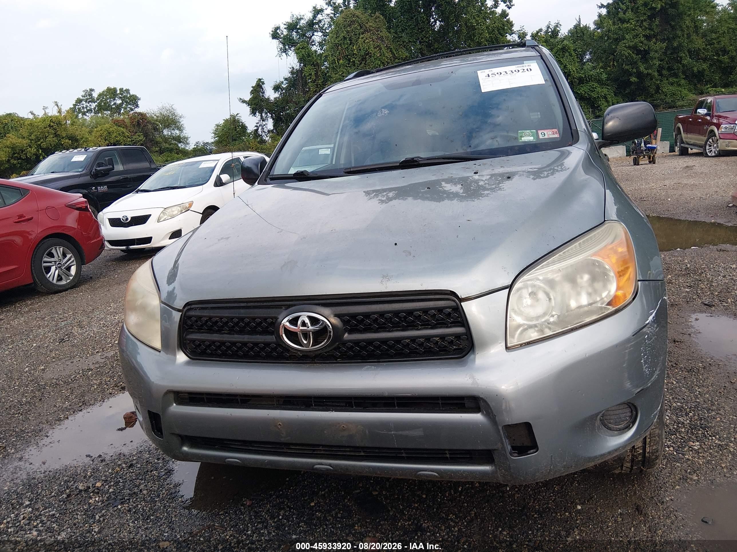 2007 Toyota Rav4   Gray vin: JTMBD35V875057093