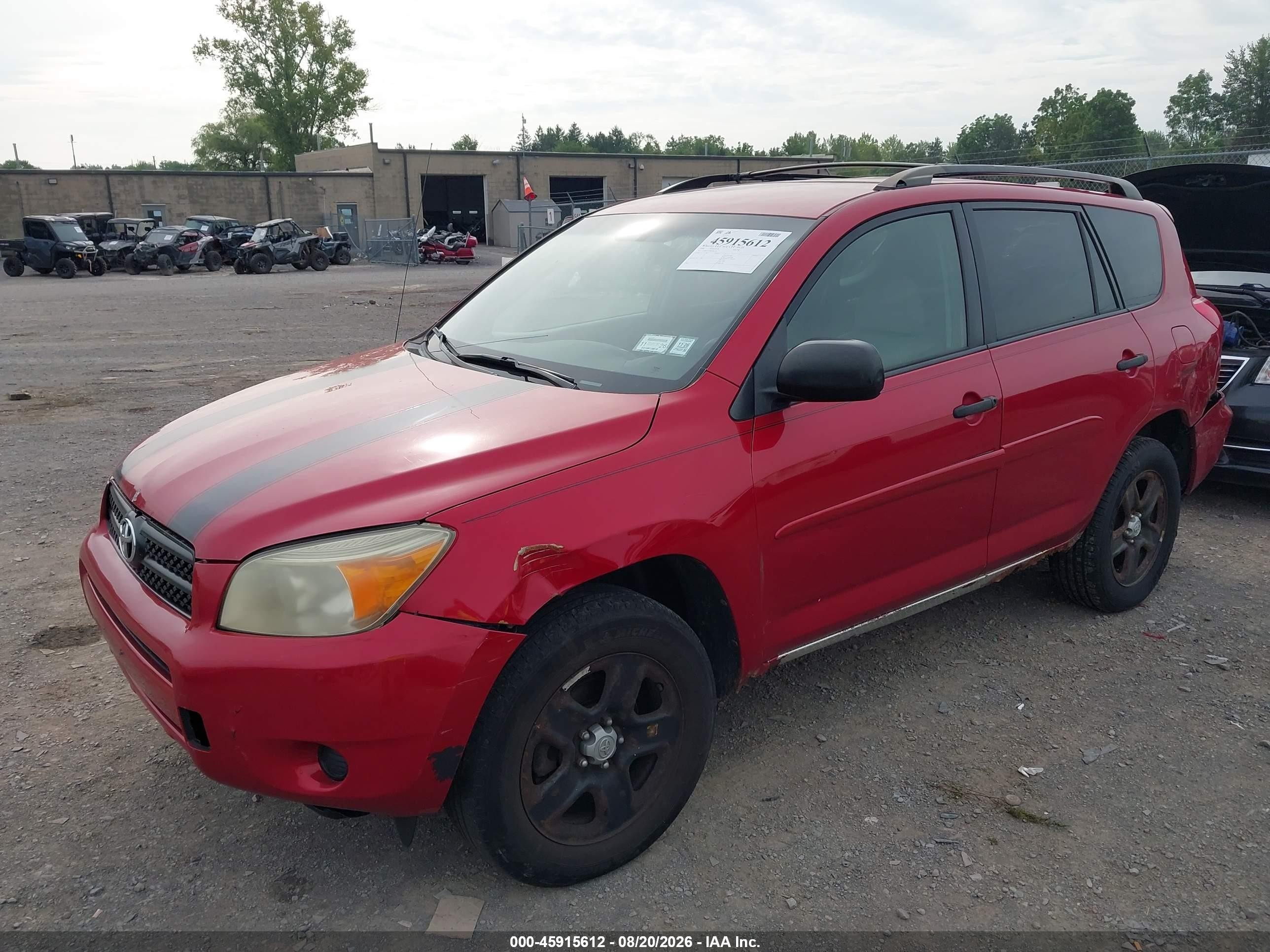 2008 Toyota Rav4   Красный vin: JTMBD35V885204224