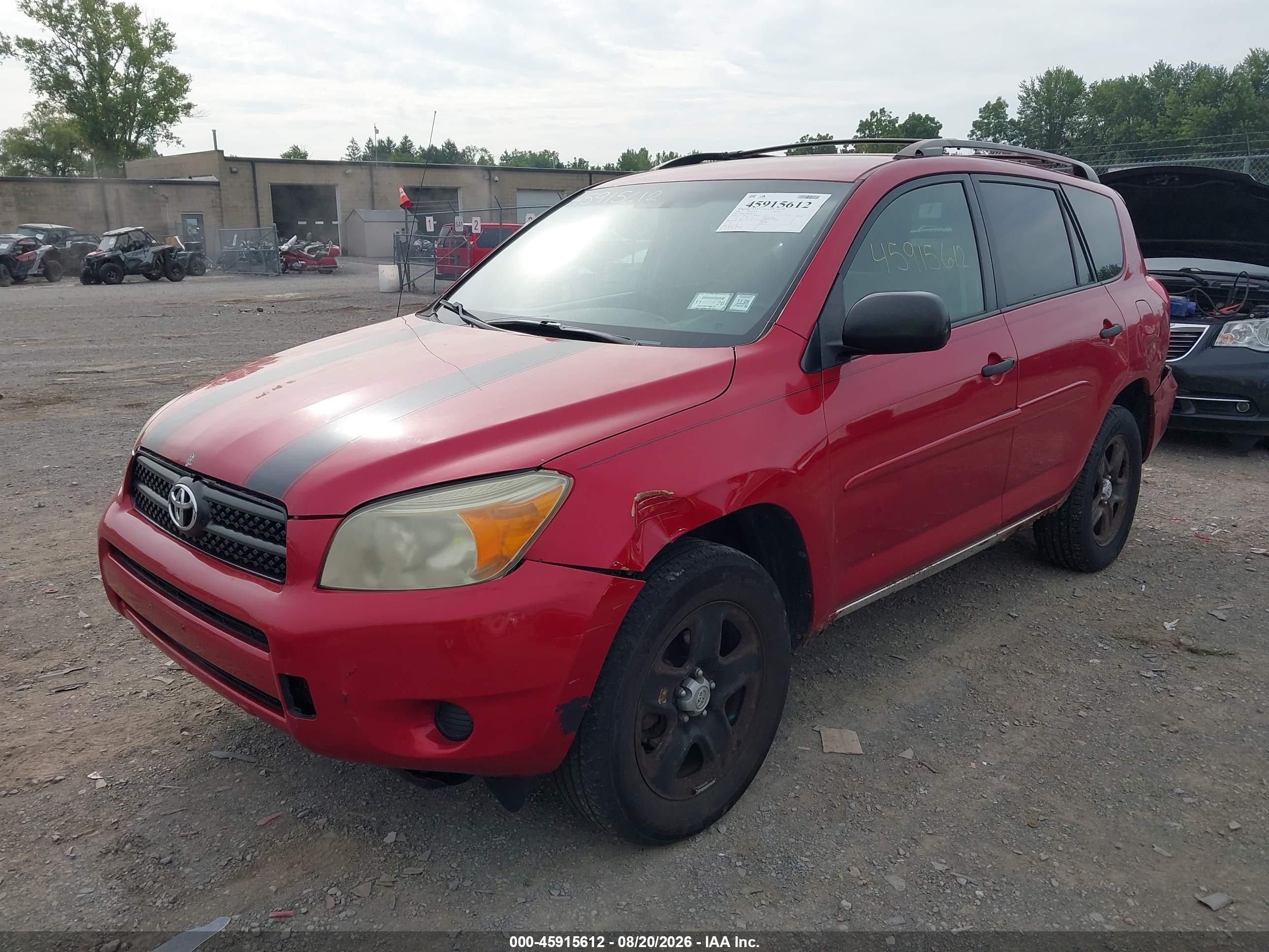 2008 Toyota Rav4   Красный vin: JTMBD35V885204224