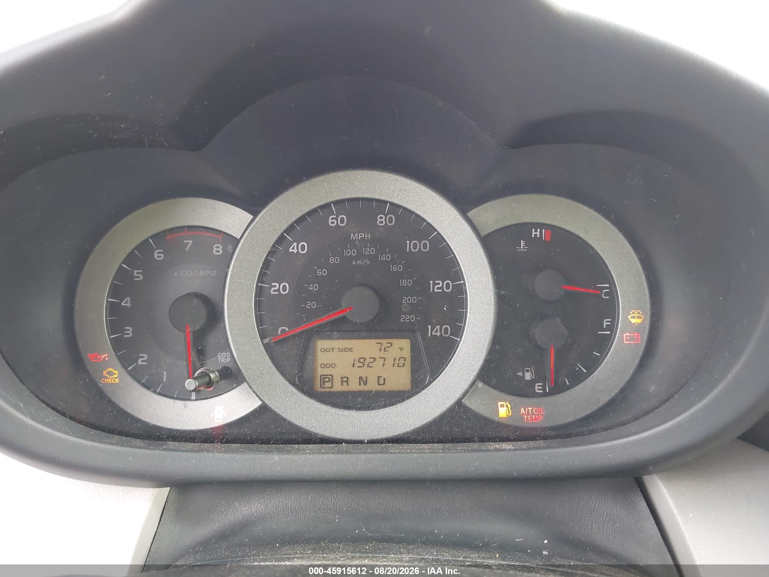 2008 Toyota Rav4   Красный vin: JTMBD35V885204224