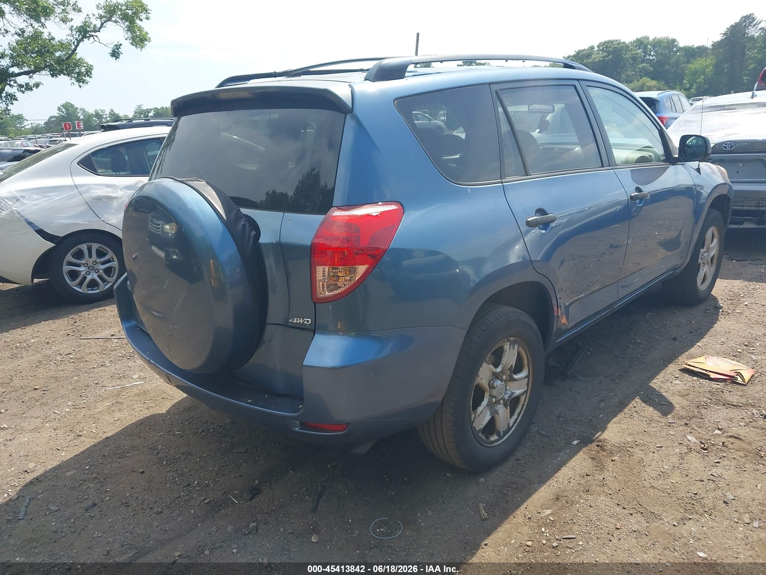 2008 Toyota Rav4   Blue vin: JTMBD35V985155499