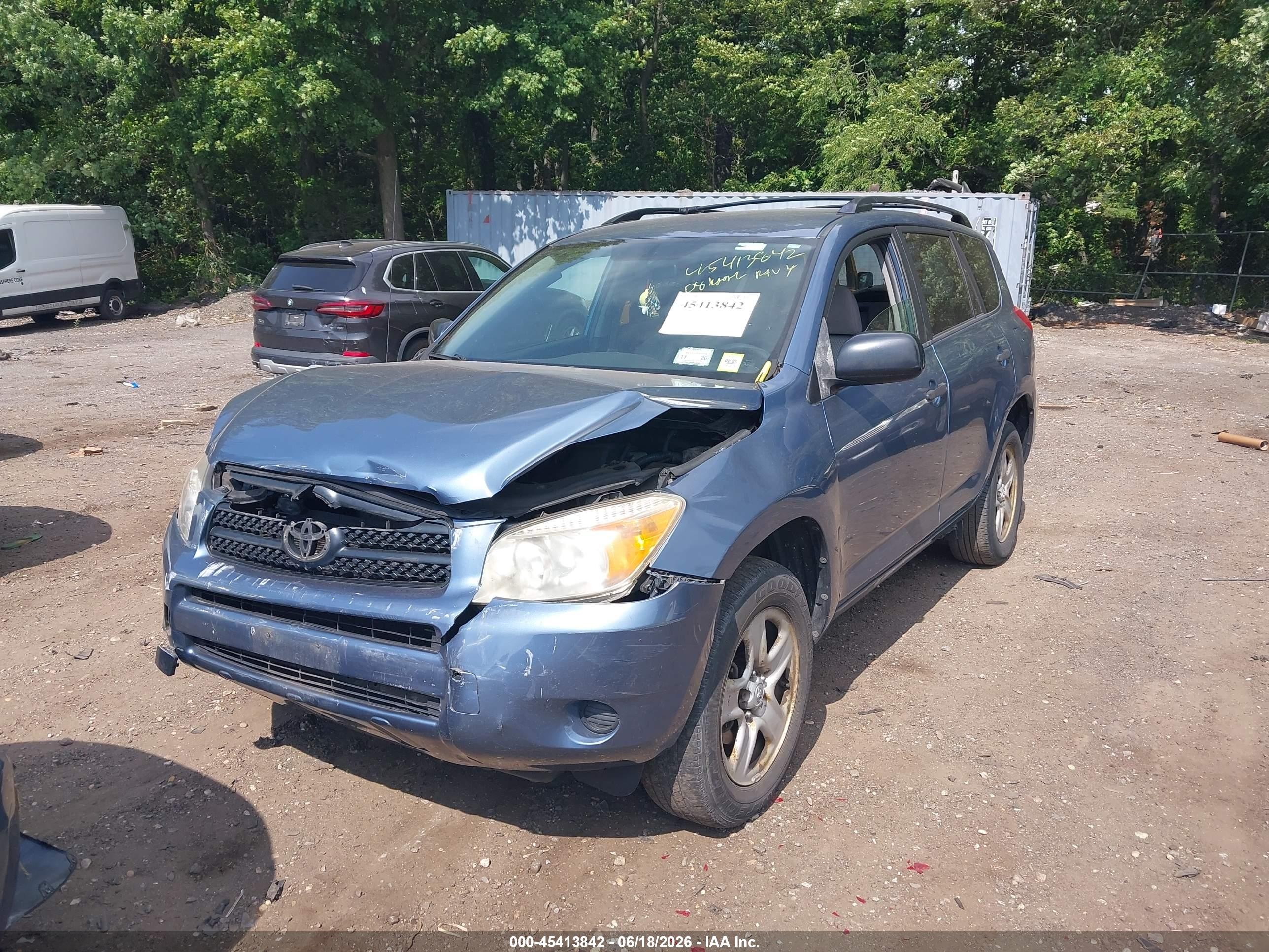 2008 Toyota Rav4   Blue vin: JTMBD35V985155499