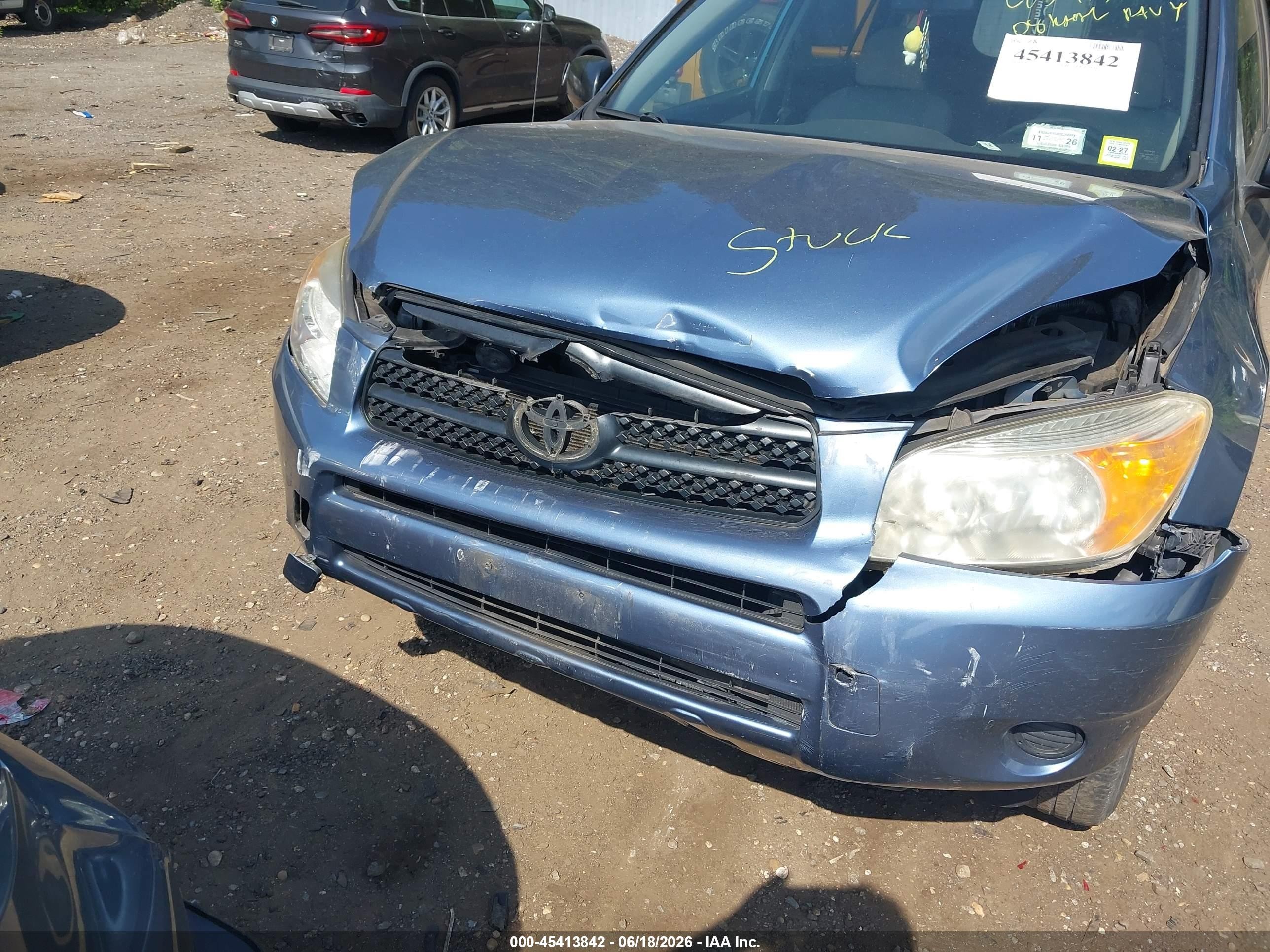 2008 Toyota Rav4   Blue vin: JTMBD35V985155499