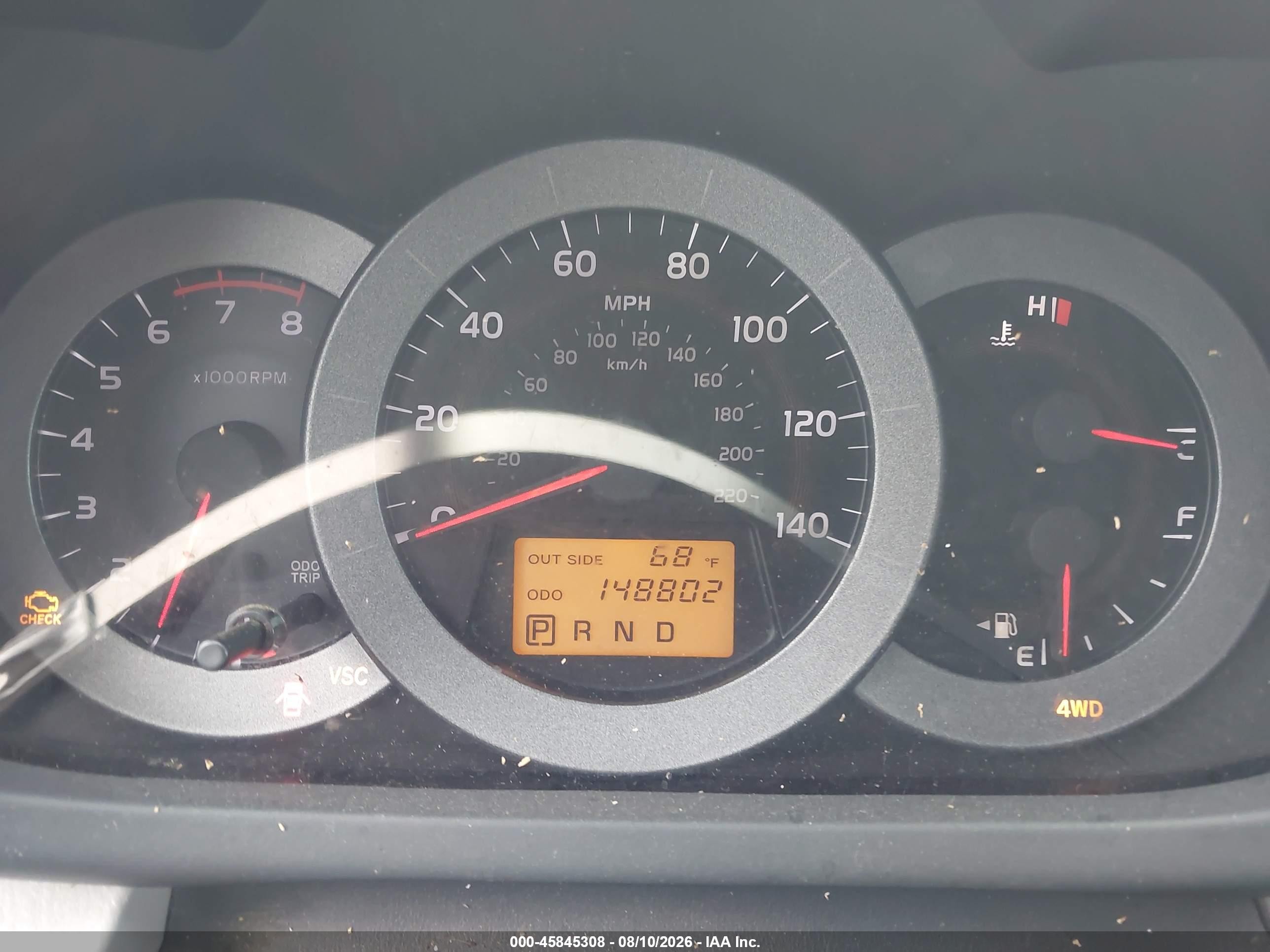 2008 Toyota Rav4   Red vin: JTMBD35VX85146777