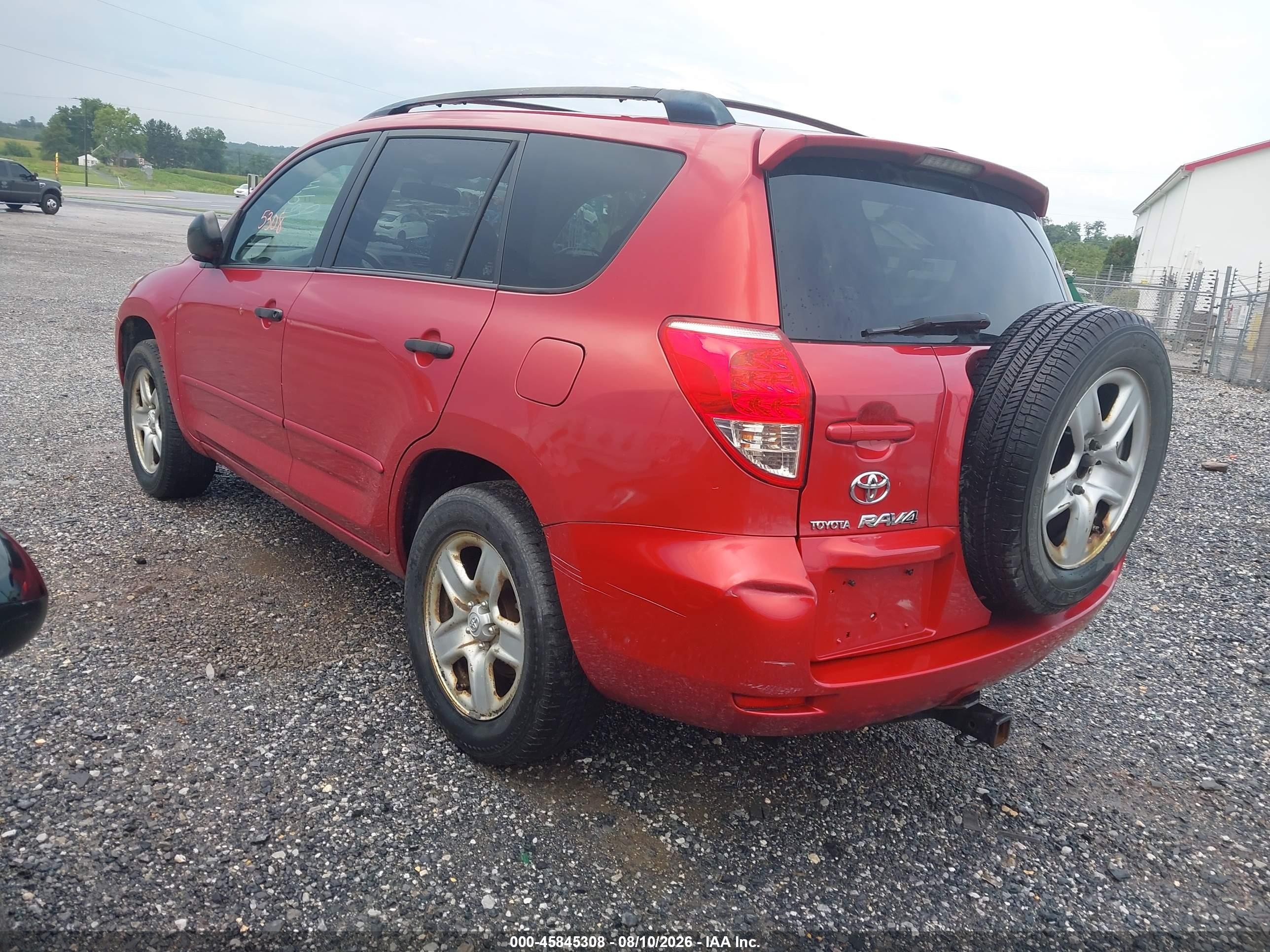 2008 Toyota Rav4   Red vin: JTMBD35VX85146777