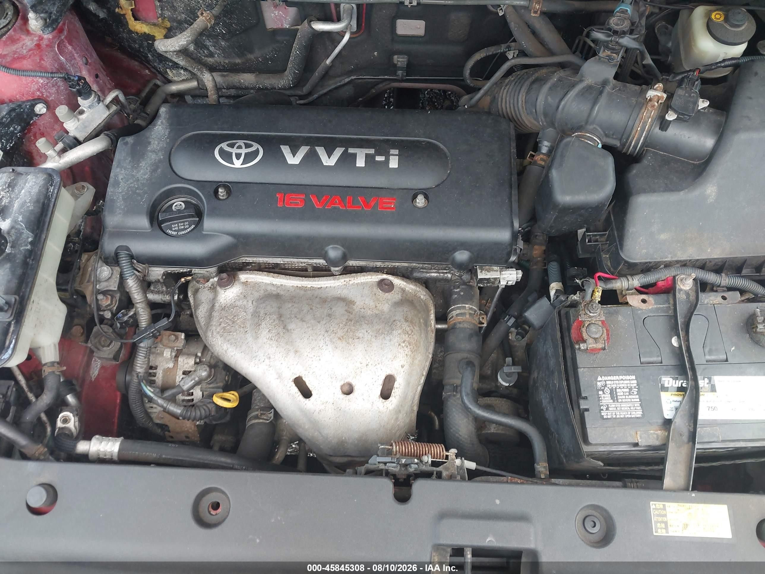 2008 Toyota Rav4   Red vin: JTMBD35VX85146777