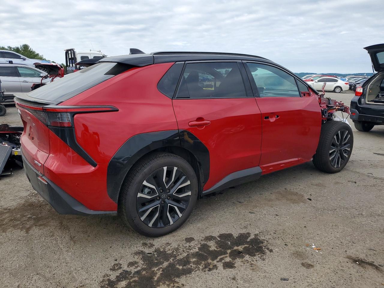 2026 Toyota Bz Limited Red vin: JTMBDAFB3TA004232