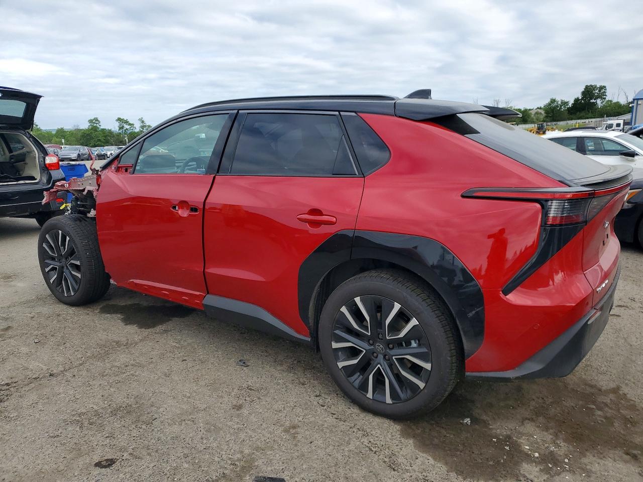 2026 Toyota Bz Limited Red vin: JTMBDAFB3TA004232