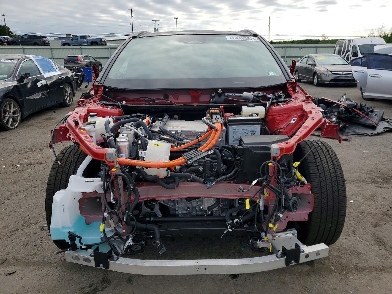 2026 Toyota Bz Limited Red vin: JTMBDAFB3TA004232
