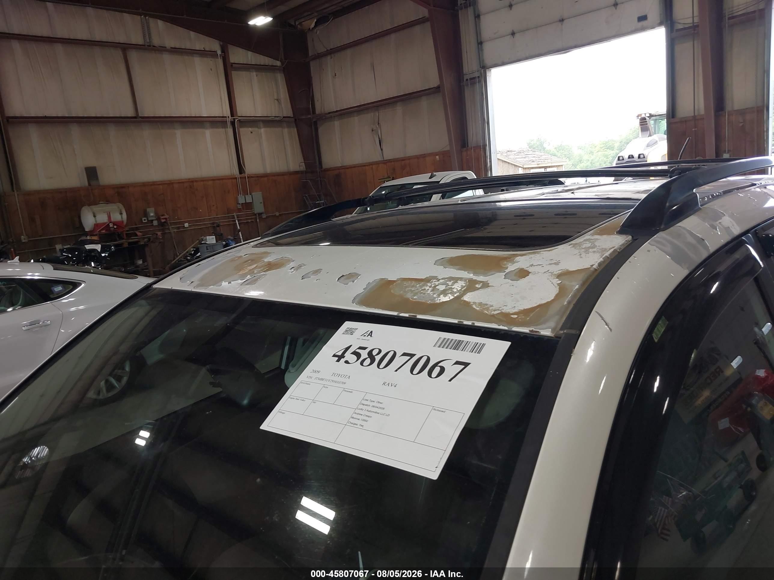 2009 Toyota Rav4 Limited White vin: JTMBF31V295010709