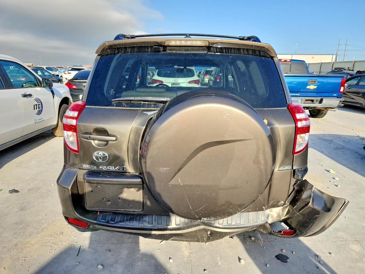 2009 Toyota Rav4 Limited Brown vin: JTMBF31V495006290