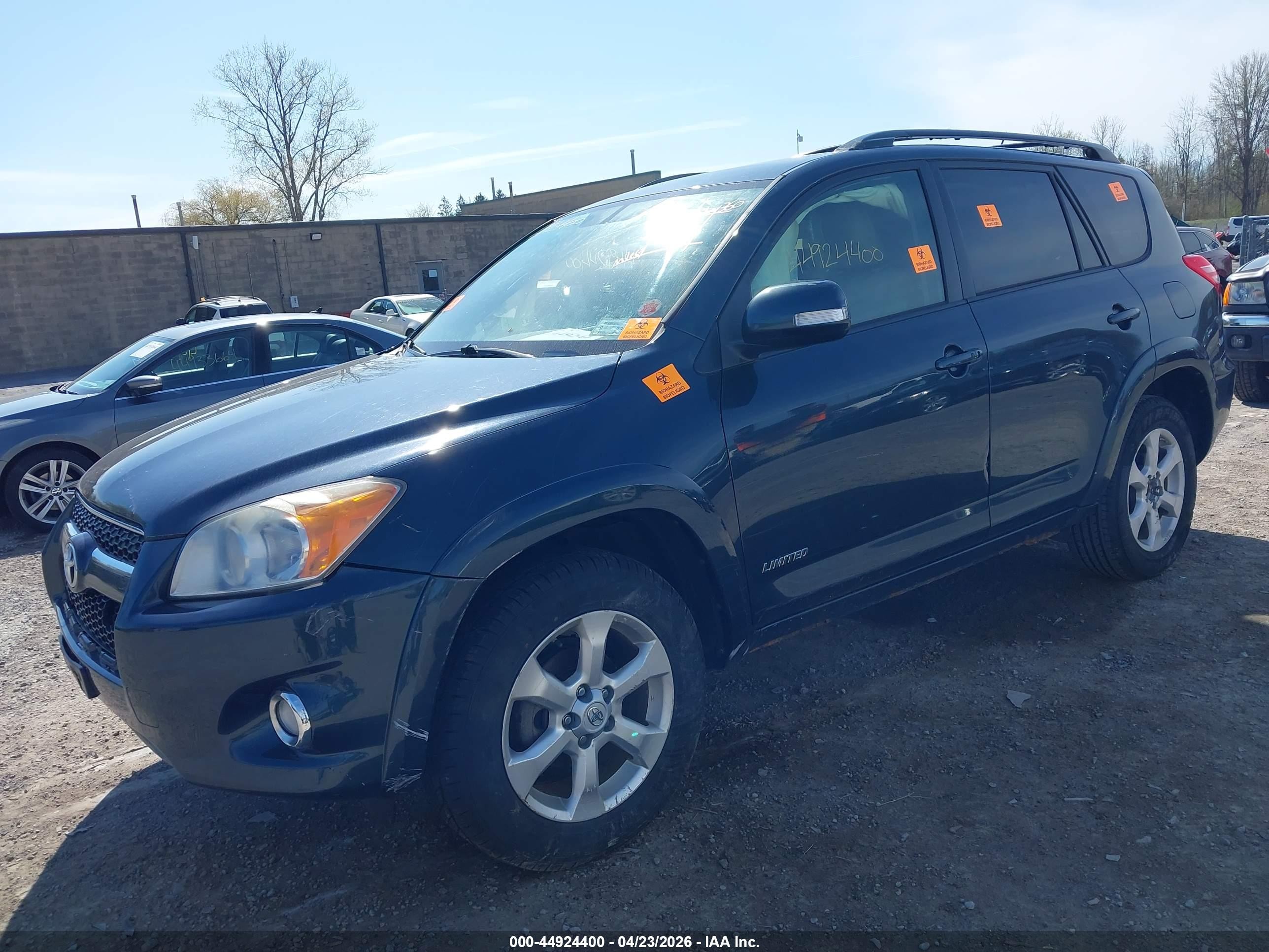2009 Toyota Rav4 Limited Blue vin: JTMBF31V49D008658