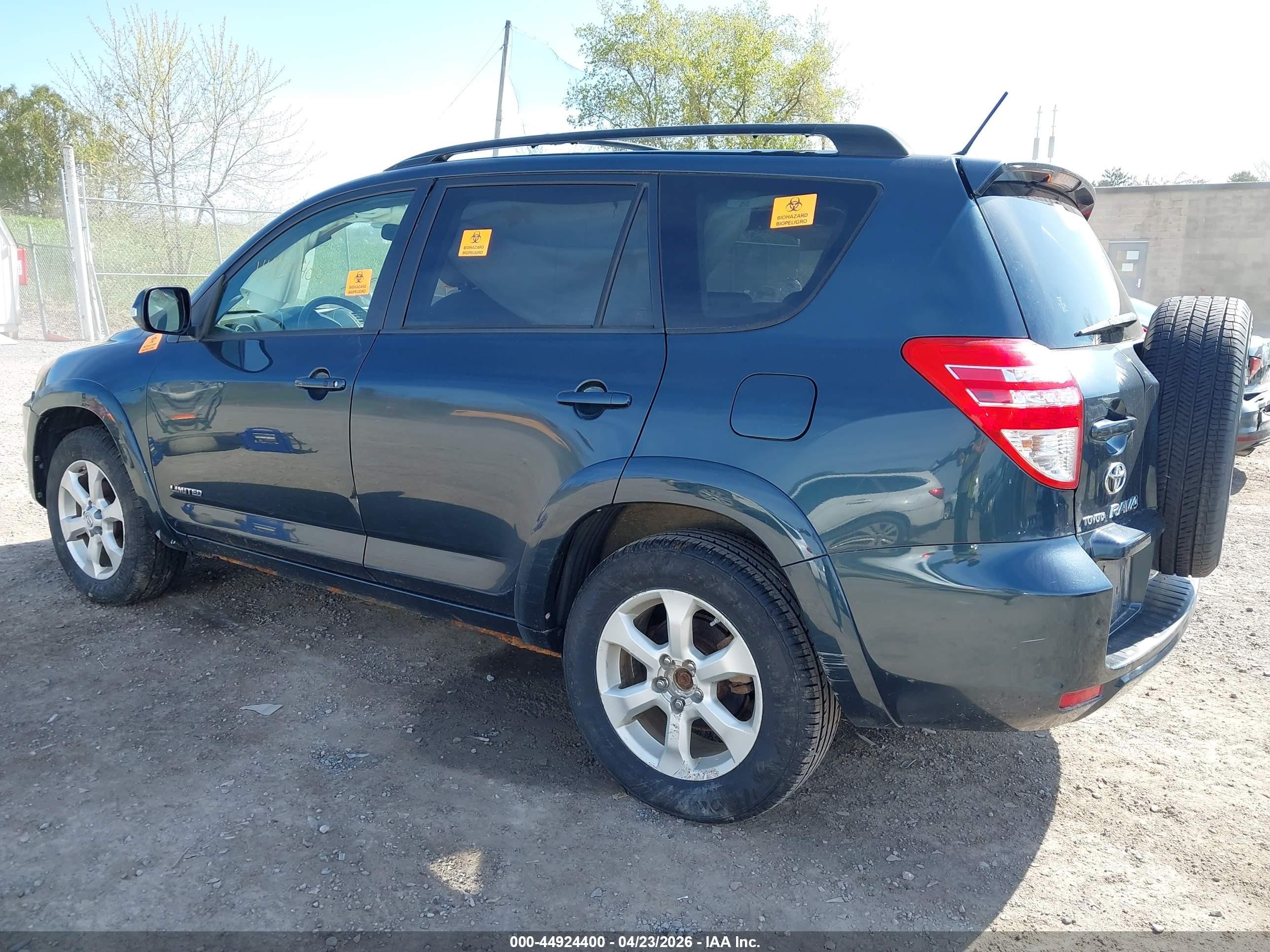 2009 Toyota Rav4 Limited Blue vin: JTMBF31V49D008658