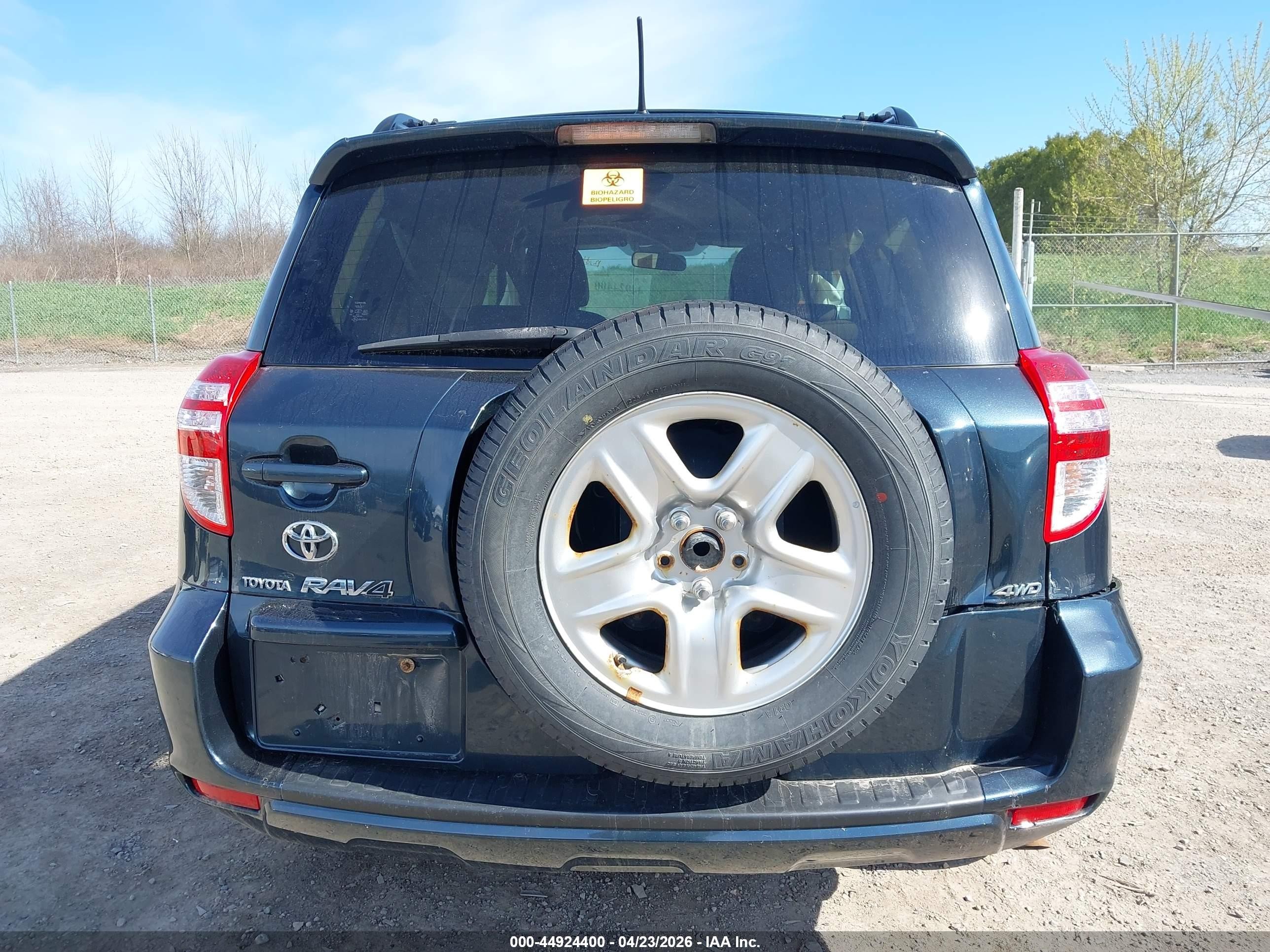 2009 Toyota Rav4 Limited Blue vin: JTMBF31V49D008658