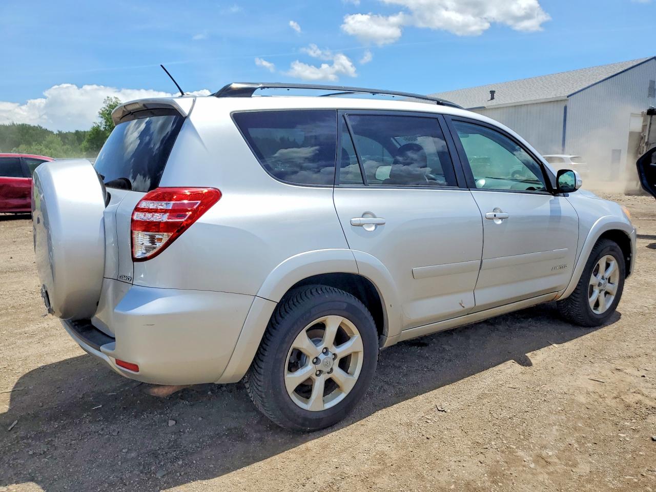 2009 Toyota Rav4 Limited Silver vin: JTMBF31V595010073