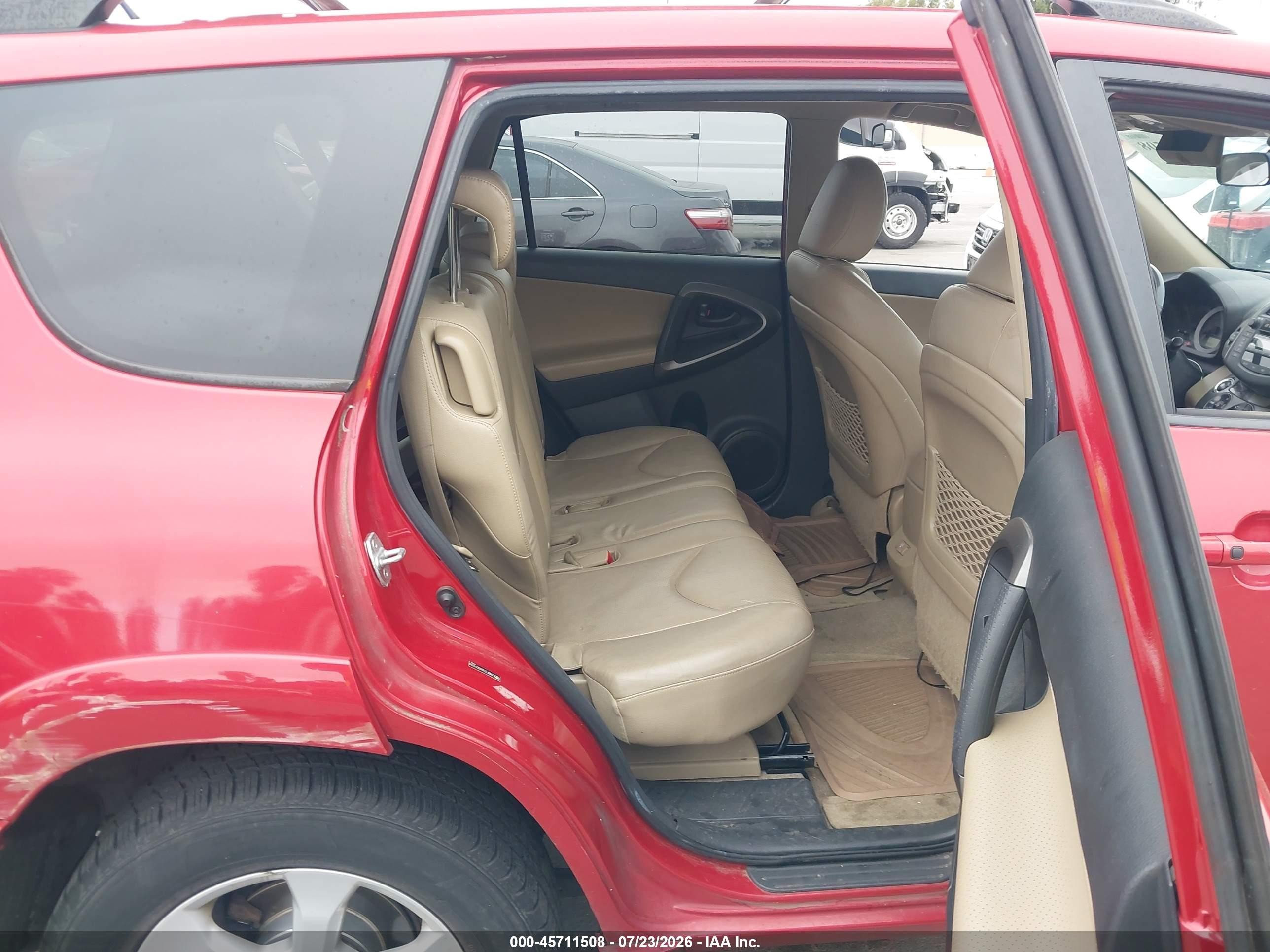 2009 Toyota Rav4 Limited Красный vin: JTMBF31V69D019094