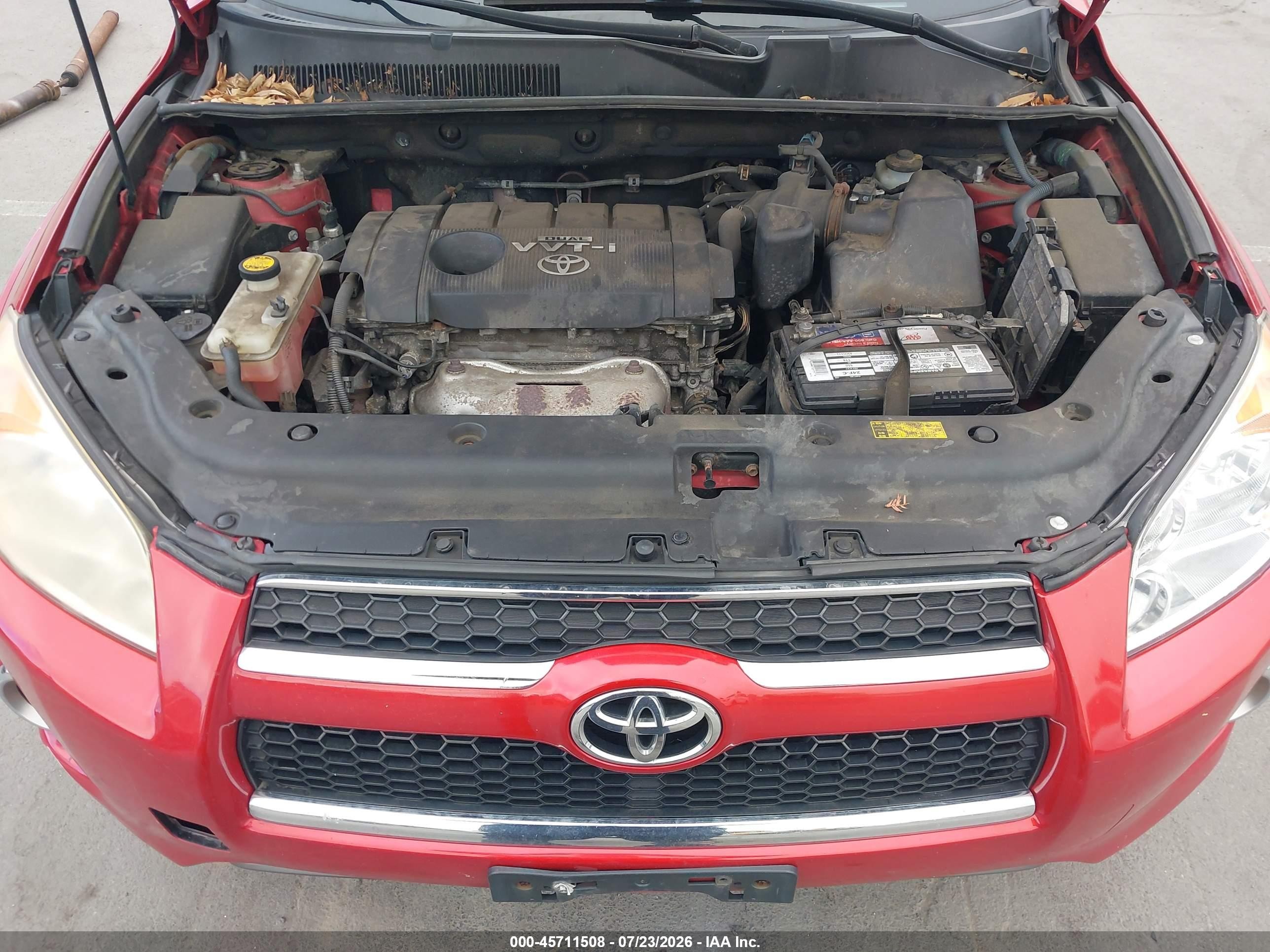 2009 Toyota Rav4 Limited Красный vin: JTMBF31V69D019094