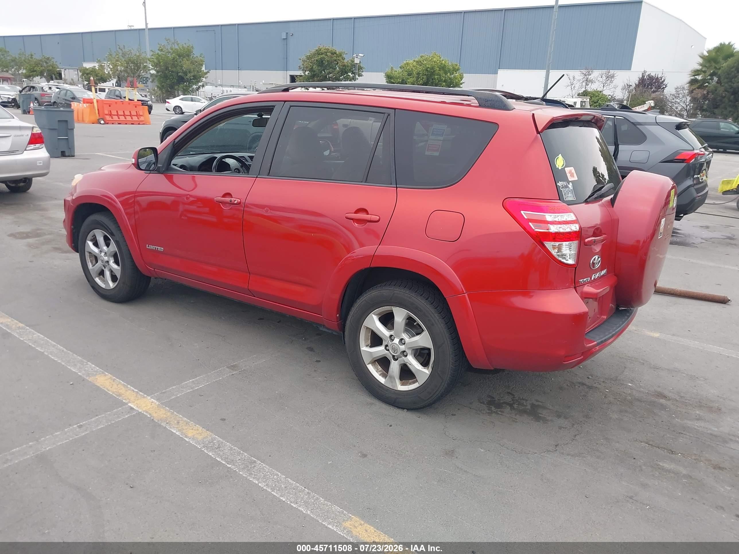 2009 Toyota Rav4 Limited Красный vin: JTMBF31V69D019094