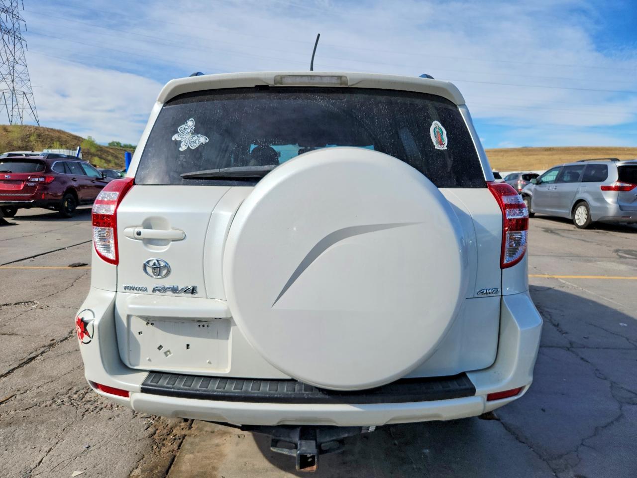 2009 Toyota Rav4 Limited White vin: JTMBF31V995015437