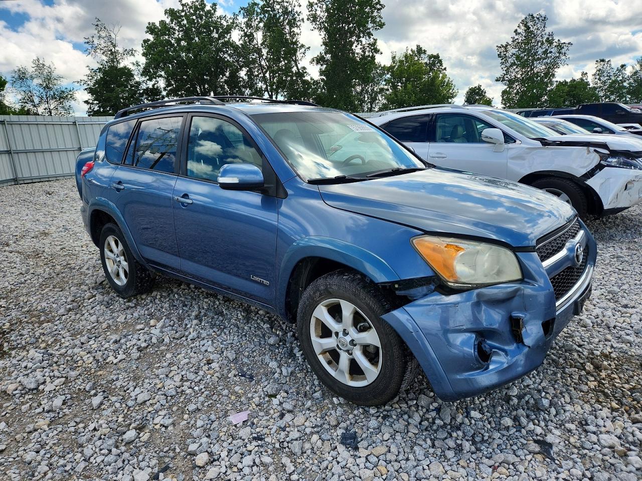 2009 Toyota Rav4 Limited Blue vin: JTMBF31VX9D007143
