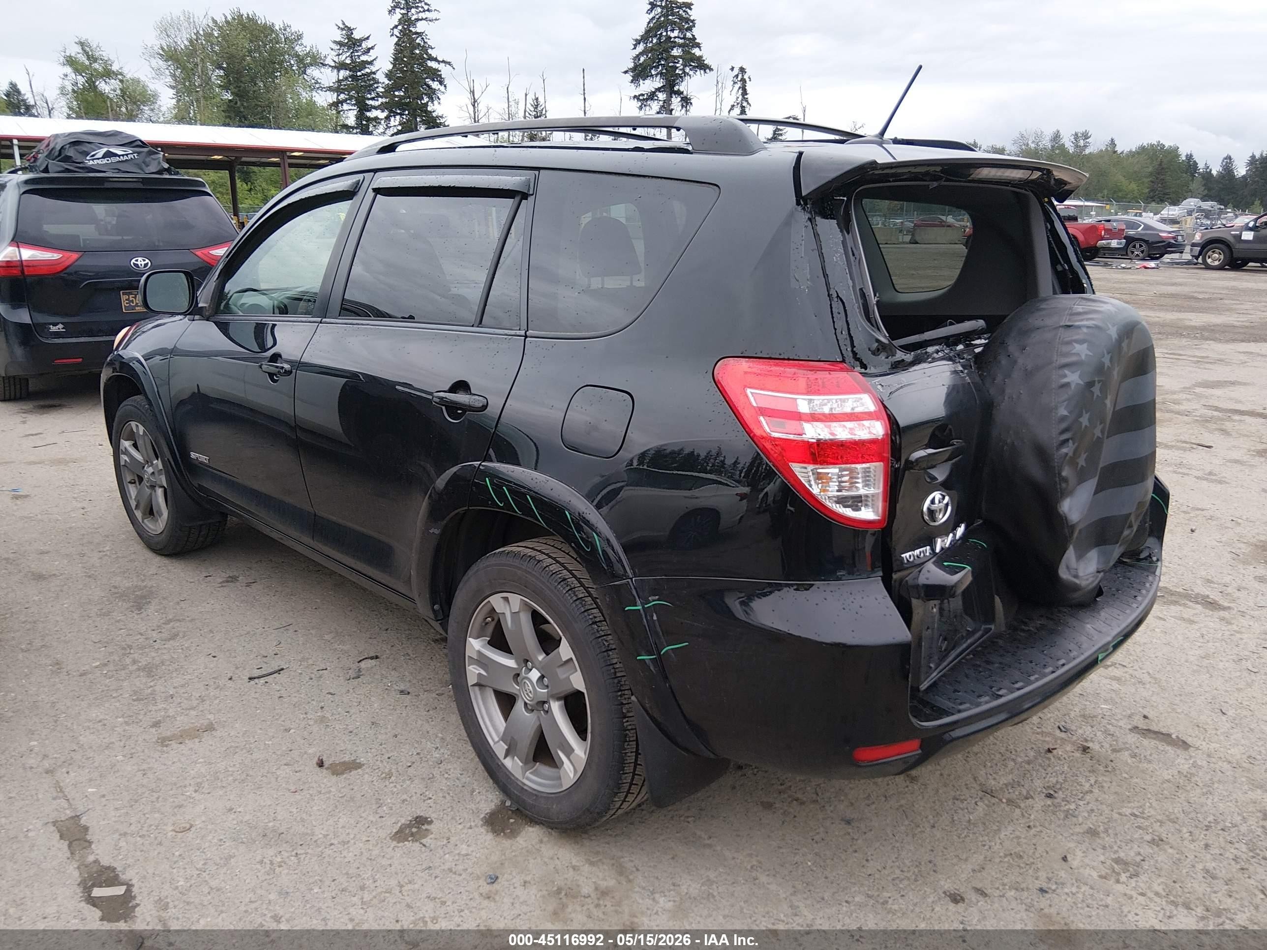 2009 Toyota Rav4 Sport Black vin: JTMBF32V19D003867