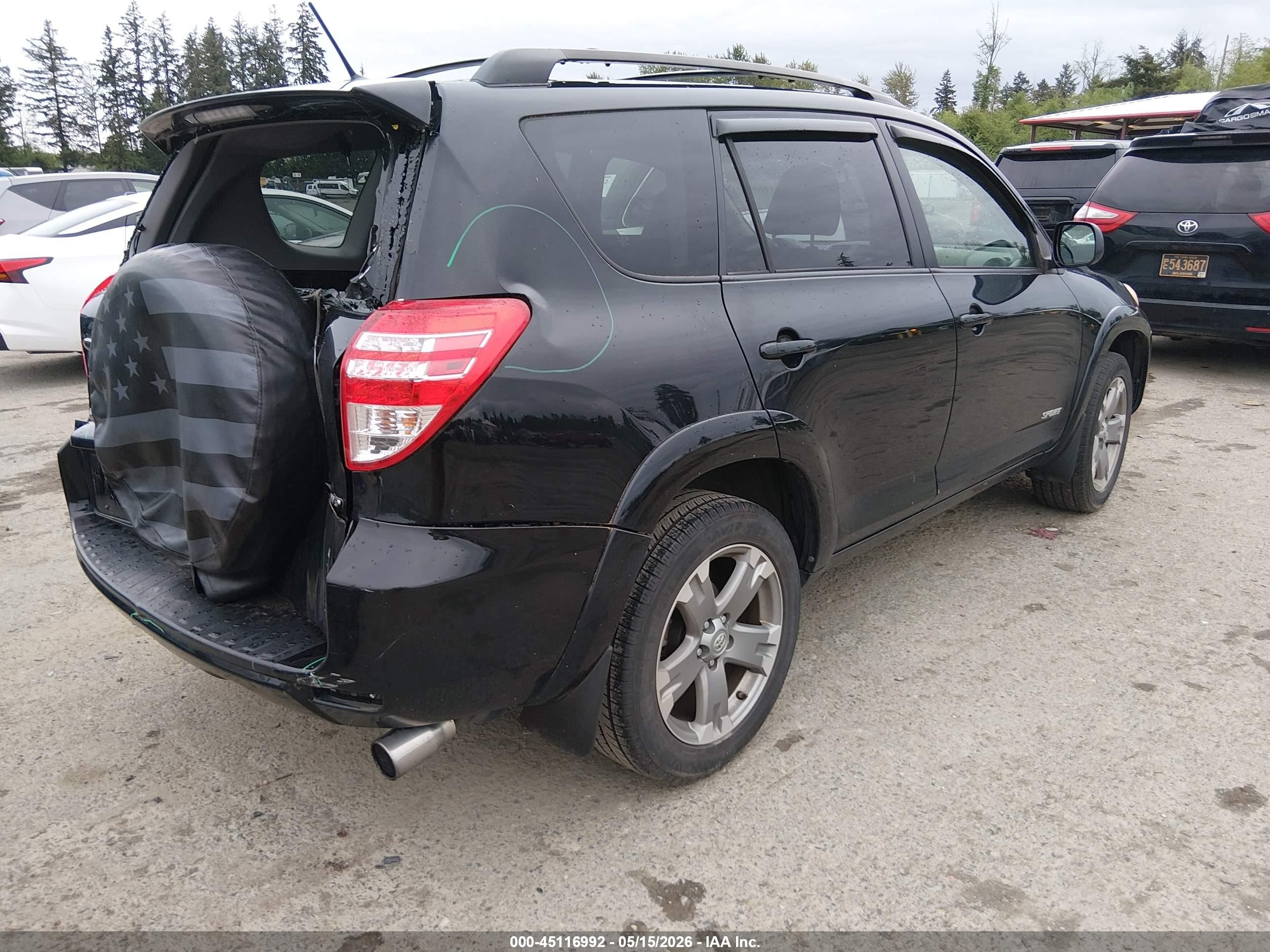 2009 Toyota Rav4 Sport Black vin: JTMBF32V19D003867