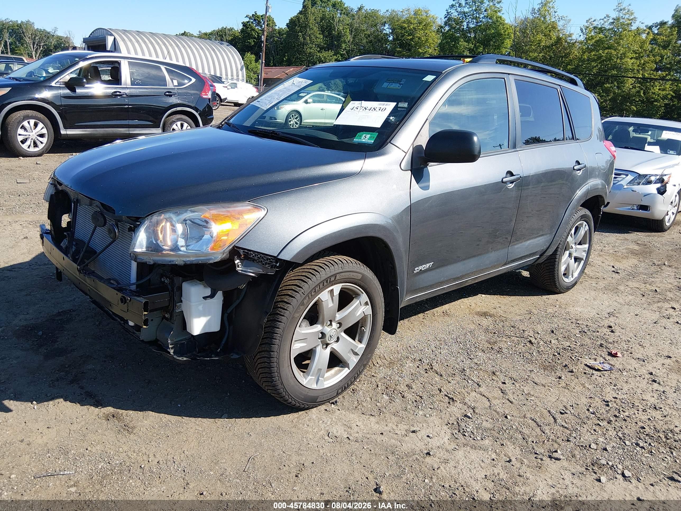 2009 Toyota Rav4 Sport Gray vin: JTMBF32V39D011629