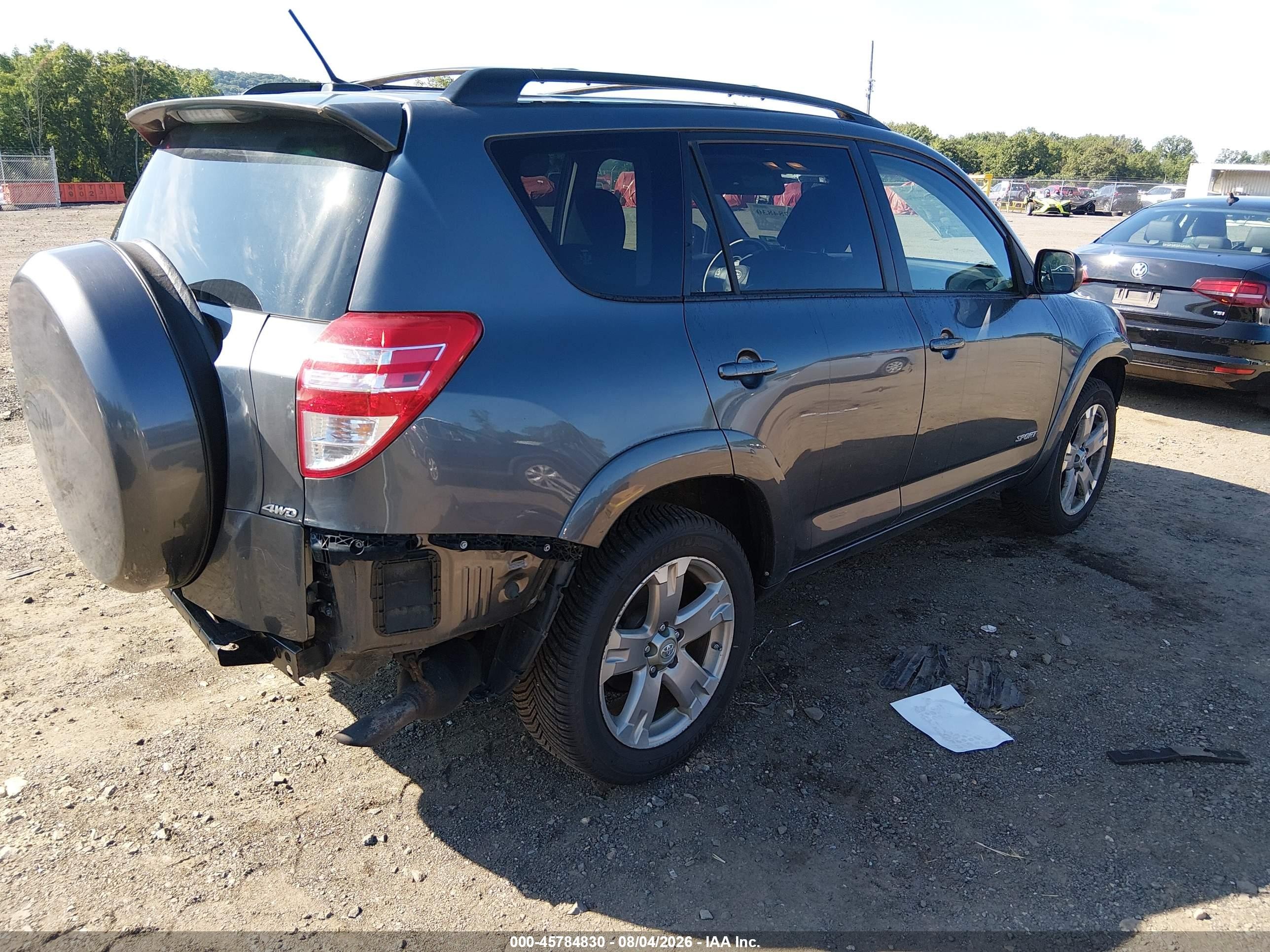 2009 Toyota Rav4 Sport Gray vin: JTMBF32V39D011629