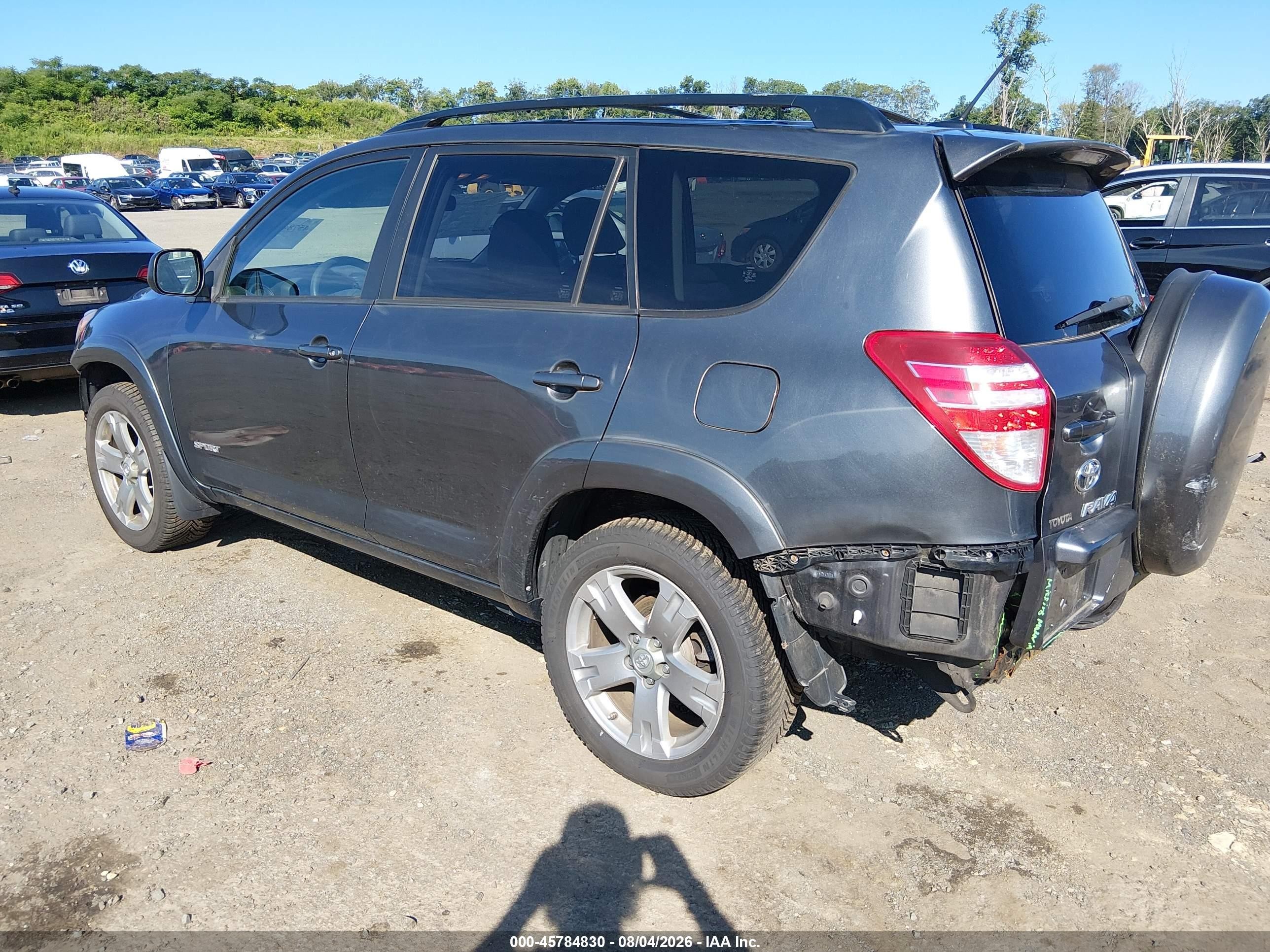 2009 Toyota Rav4 Sport Gray vin: JTMBF32V39D011629
