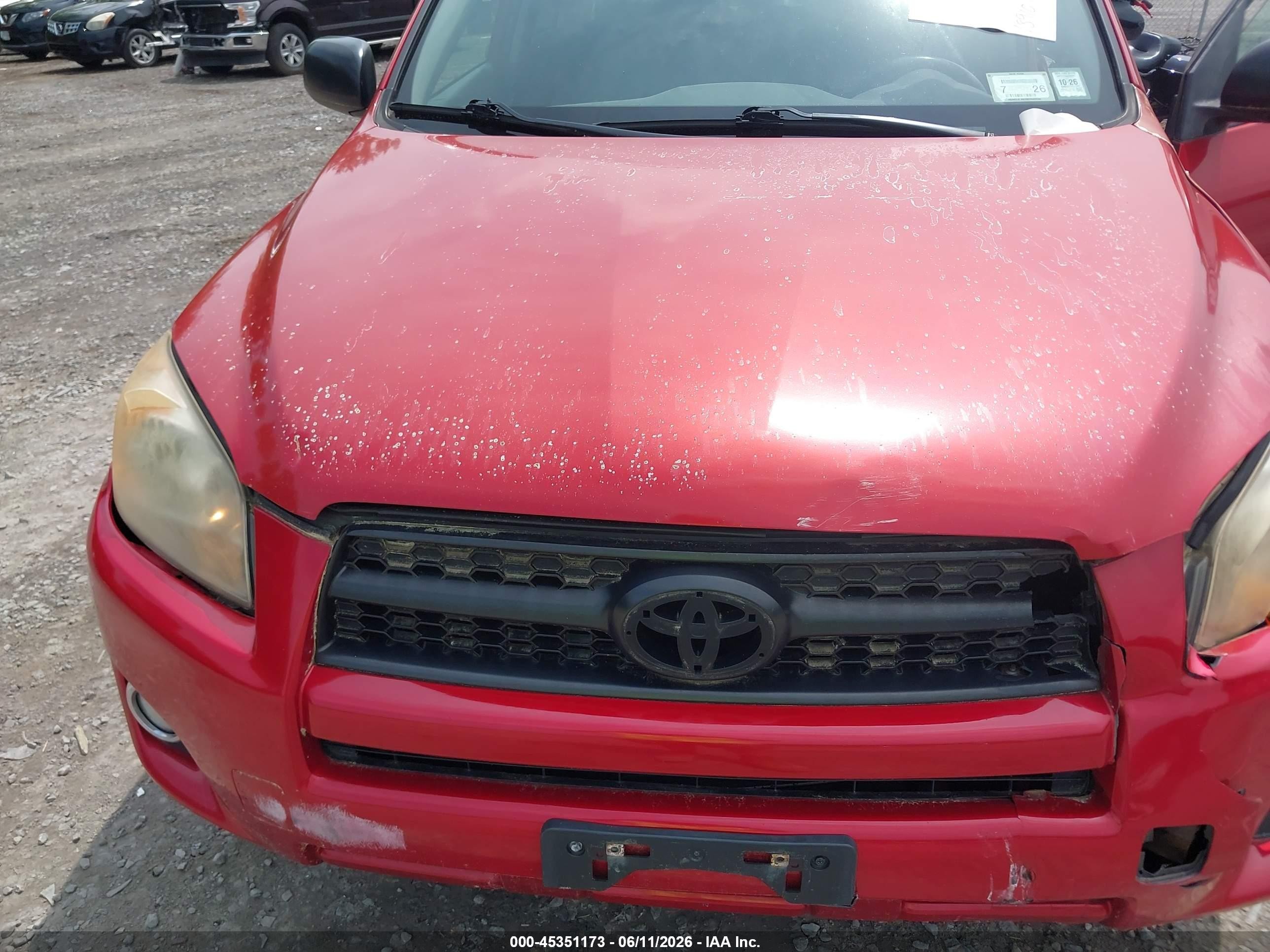 2009 Toyota Rav4 Sport Red vin: JTMBF32V49D011994