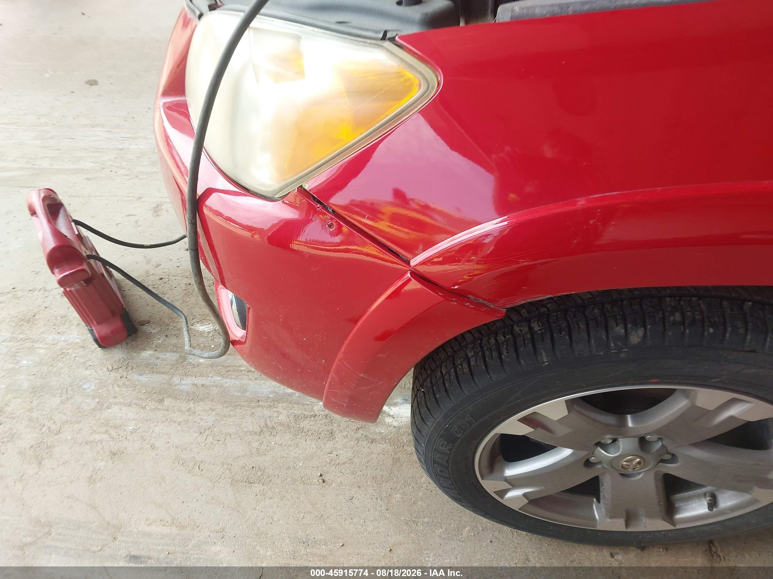 2009 Toyota Rav4 Sport Red vin: JTMBF32VX9D017248