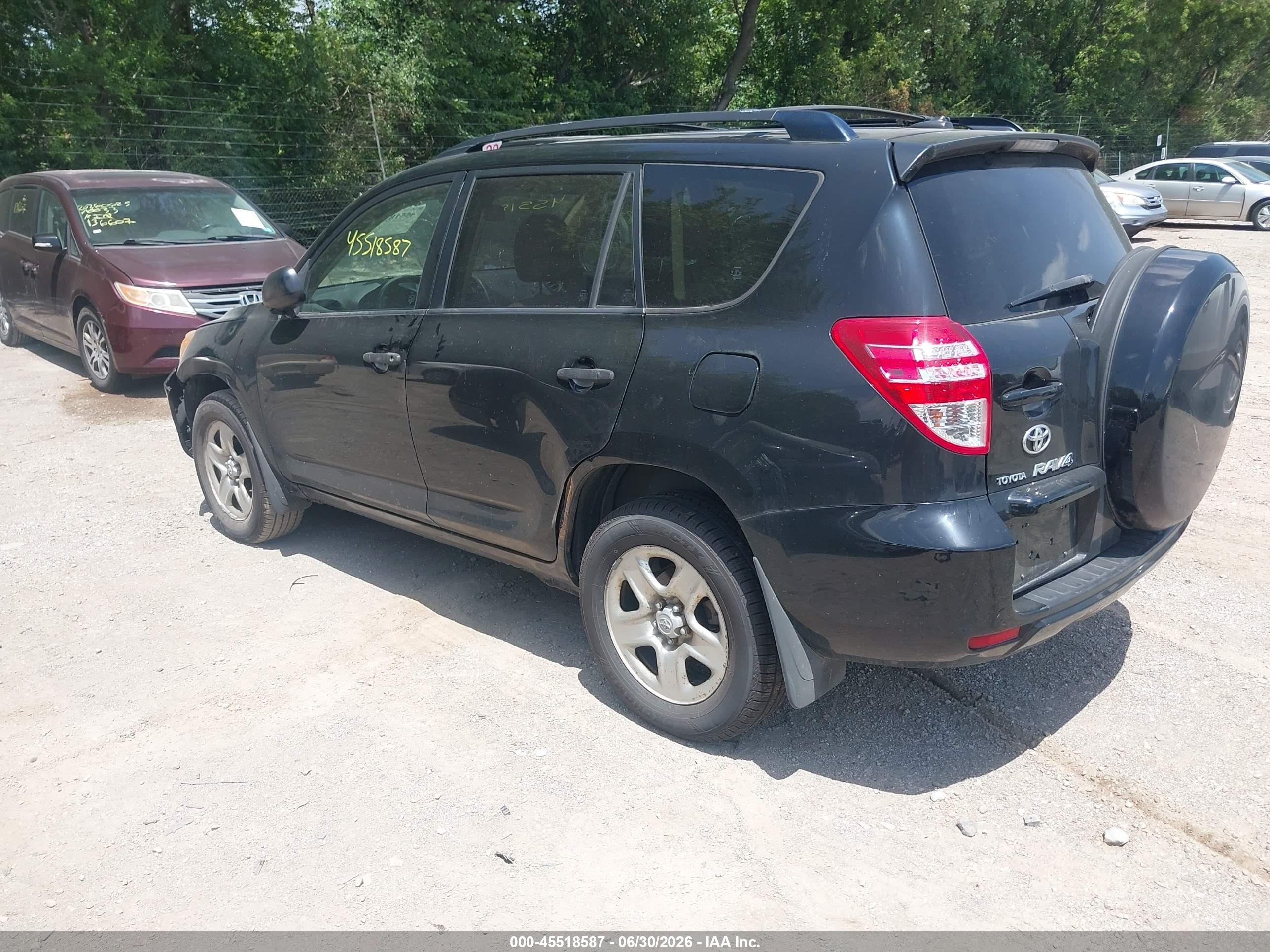 2009 Toyota Rav4   Black vin: JTMBF33V095017154