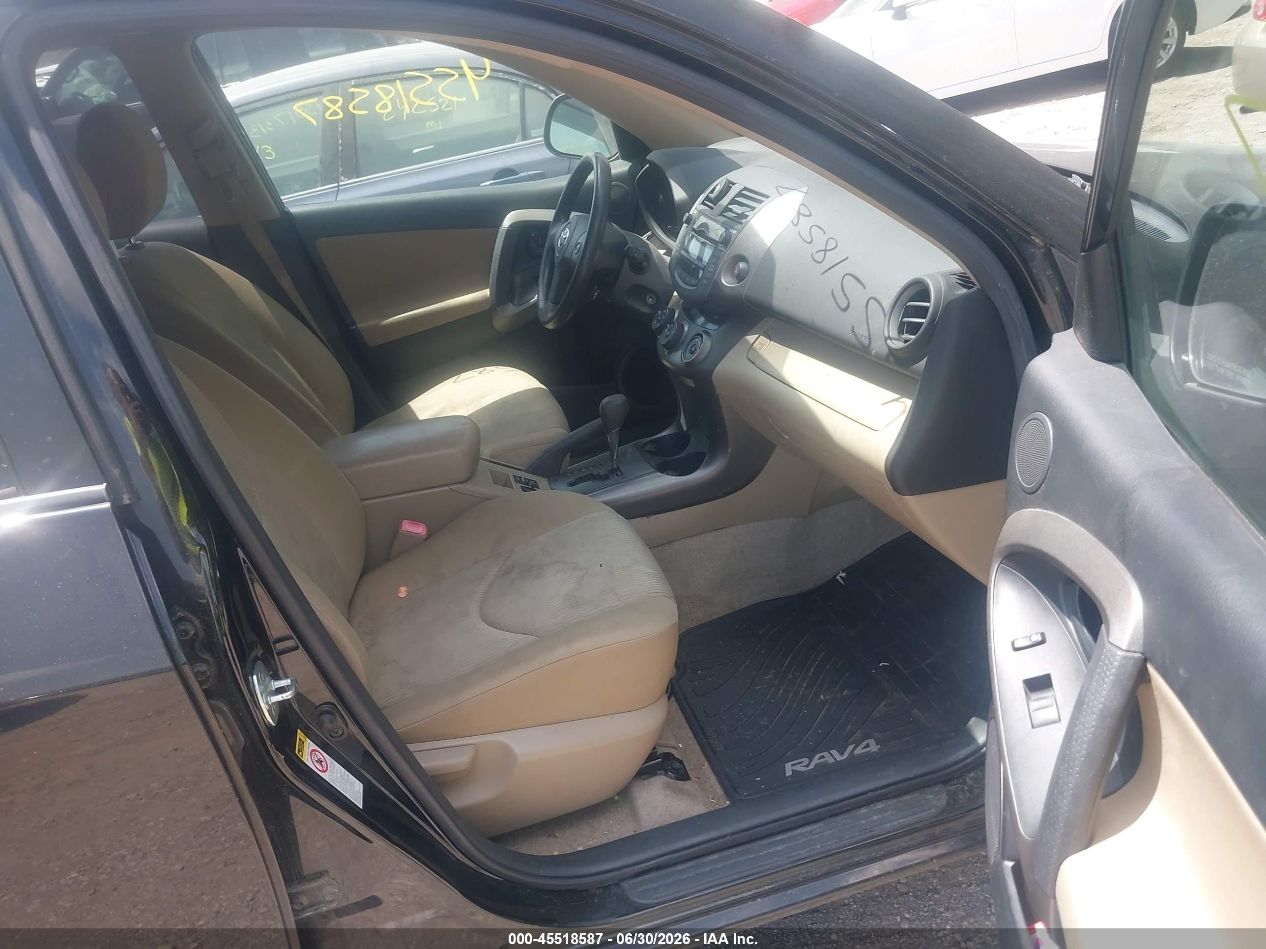 2009 Toyota Rav4   Black vin: JTMBF33V095017154