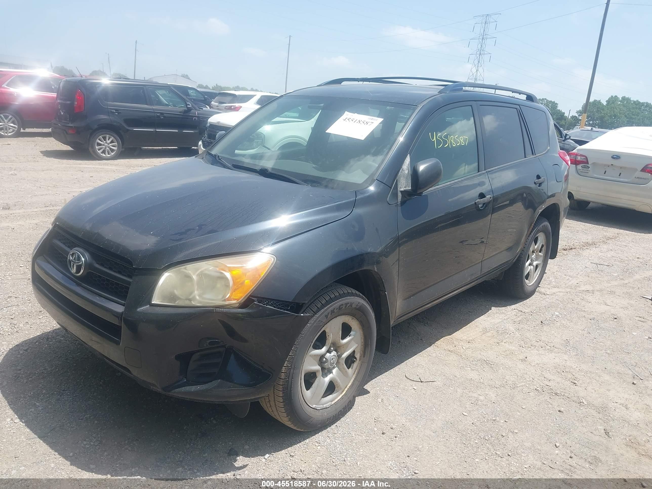 2009 Toyota Rav4   Black vin: JTMBF33V095017154