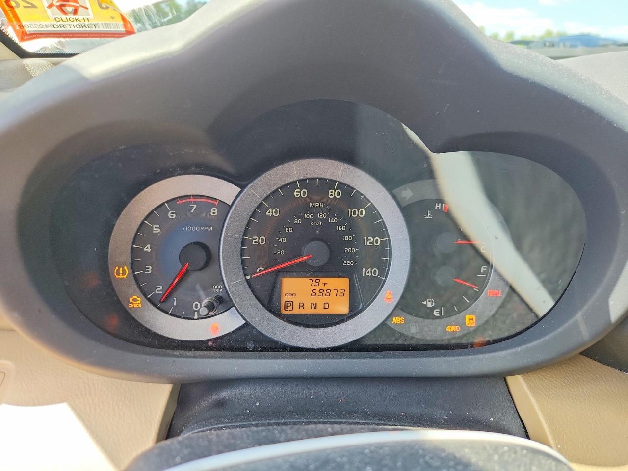 2009 Toyota Rav4 Base Gold vin: JTMBF33V195006390