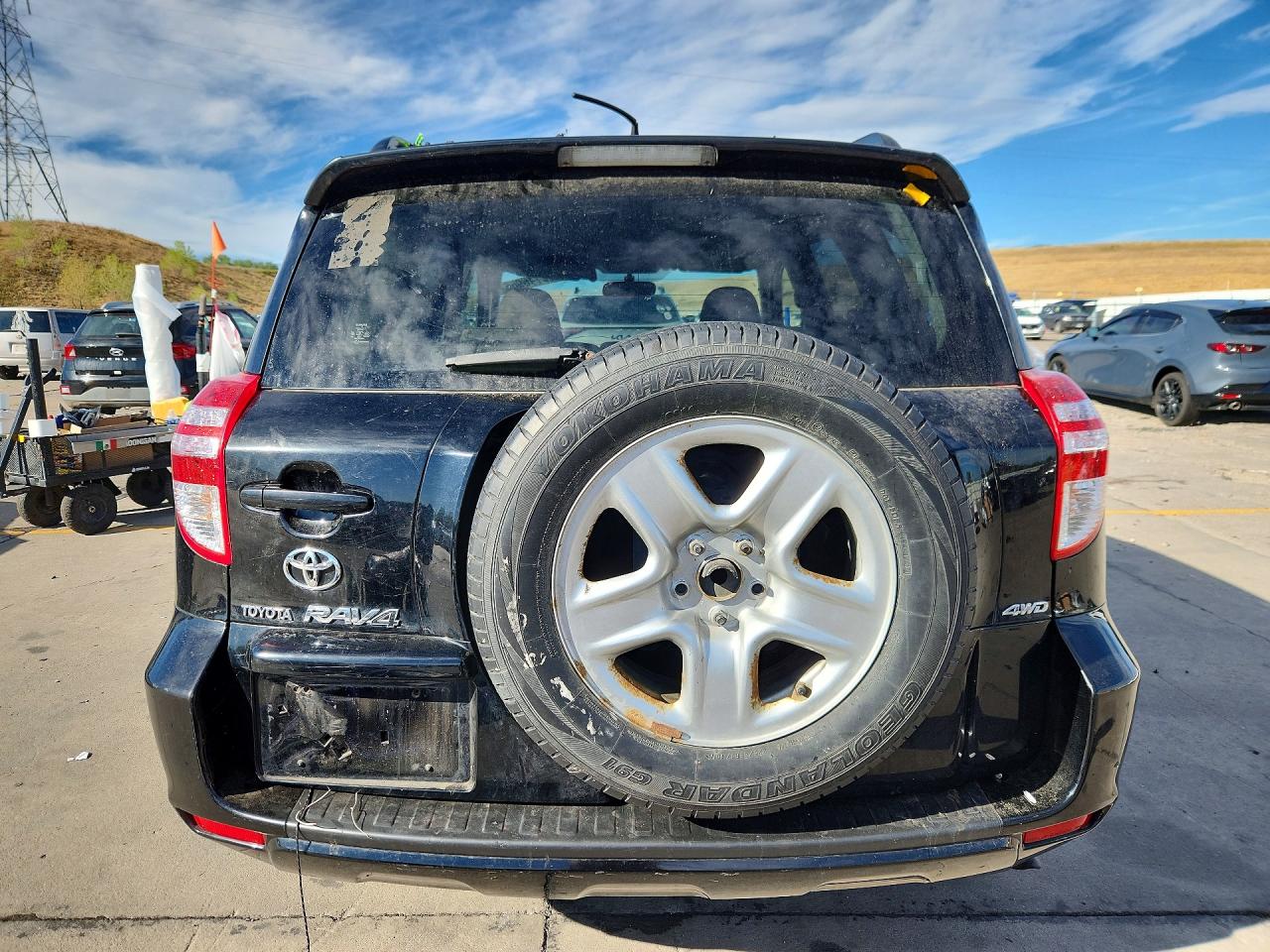 2009 Toyota Rav4 Base Black vin: JTMBF33V19D006105