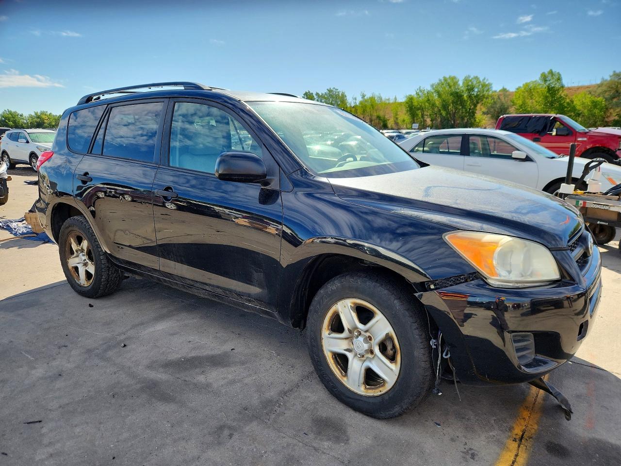 2009 Toyota Rav4 Base Black vin: JTMBF33V19D006105