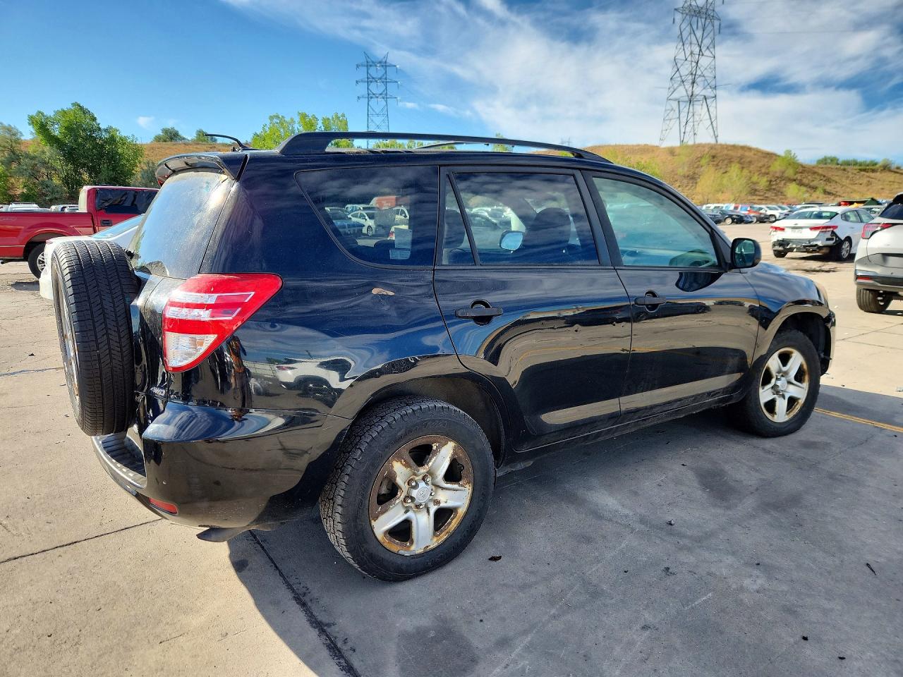 2009 Toyota Rav4 Base Black vin: JTMBF33V19D006105