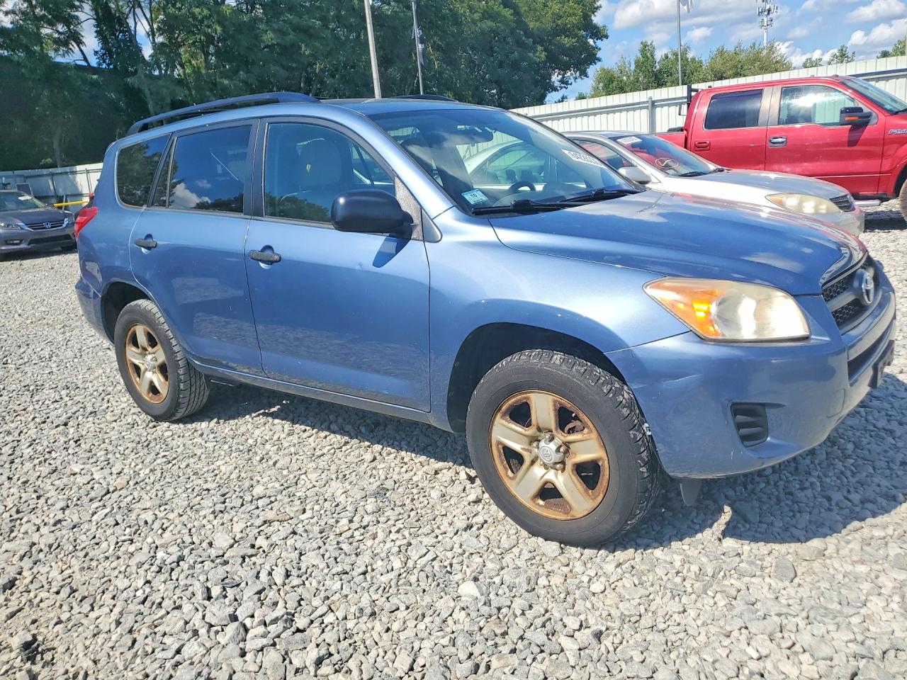 2009 Toyota Rav4 Base Blue vin: JTMBF33V19D006217
