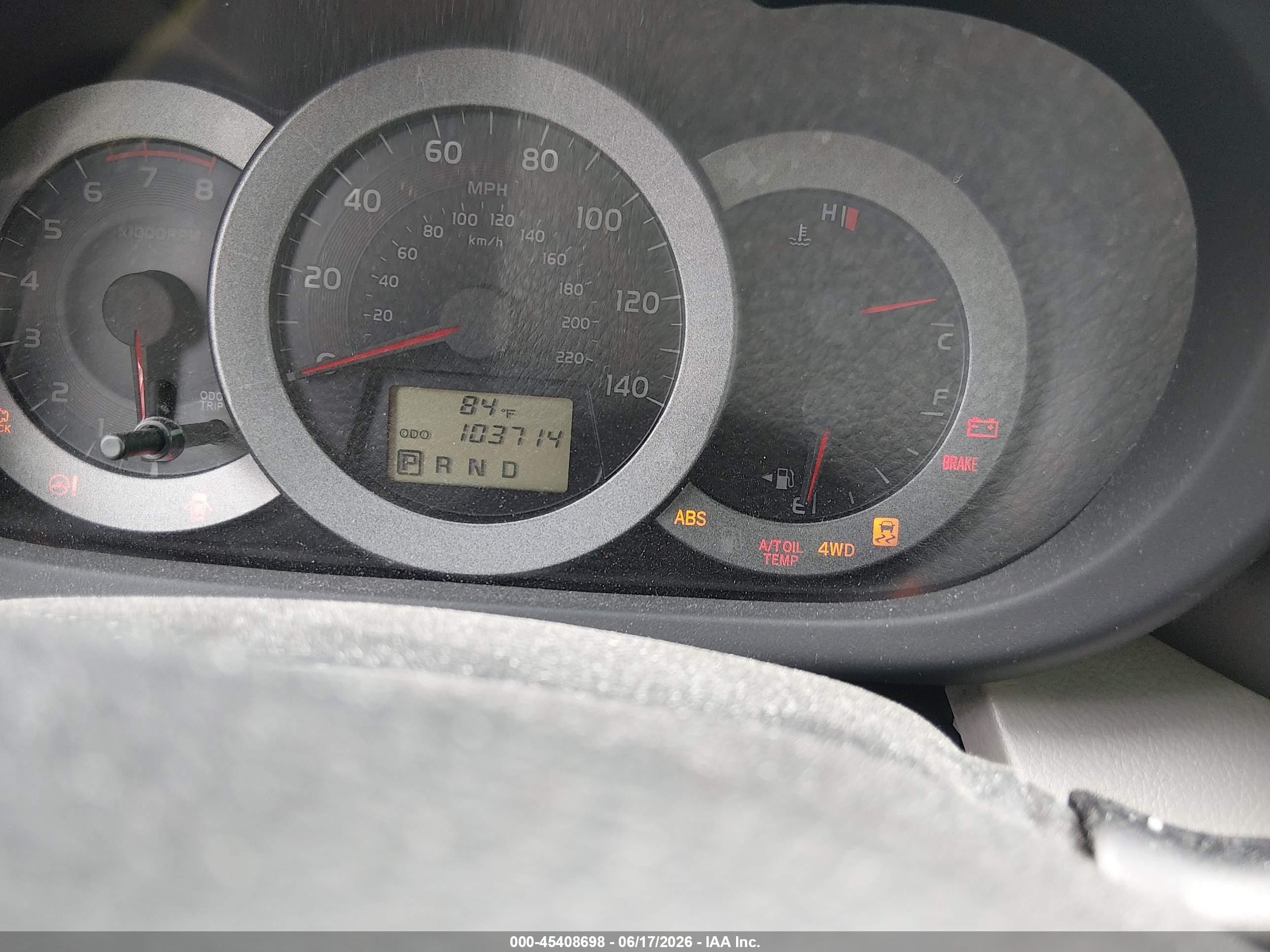2009 Toyota Rav4   White vin: JTMBF33V19D011966