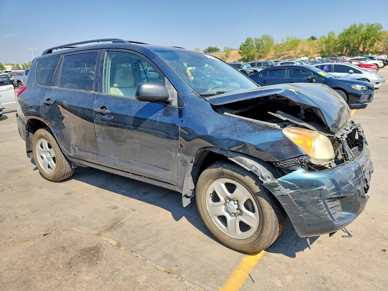 2009 Toyota Rav4 Base Green vin: JTMBF33V295011422