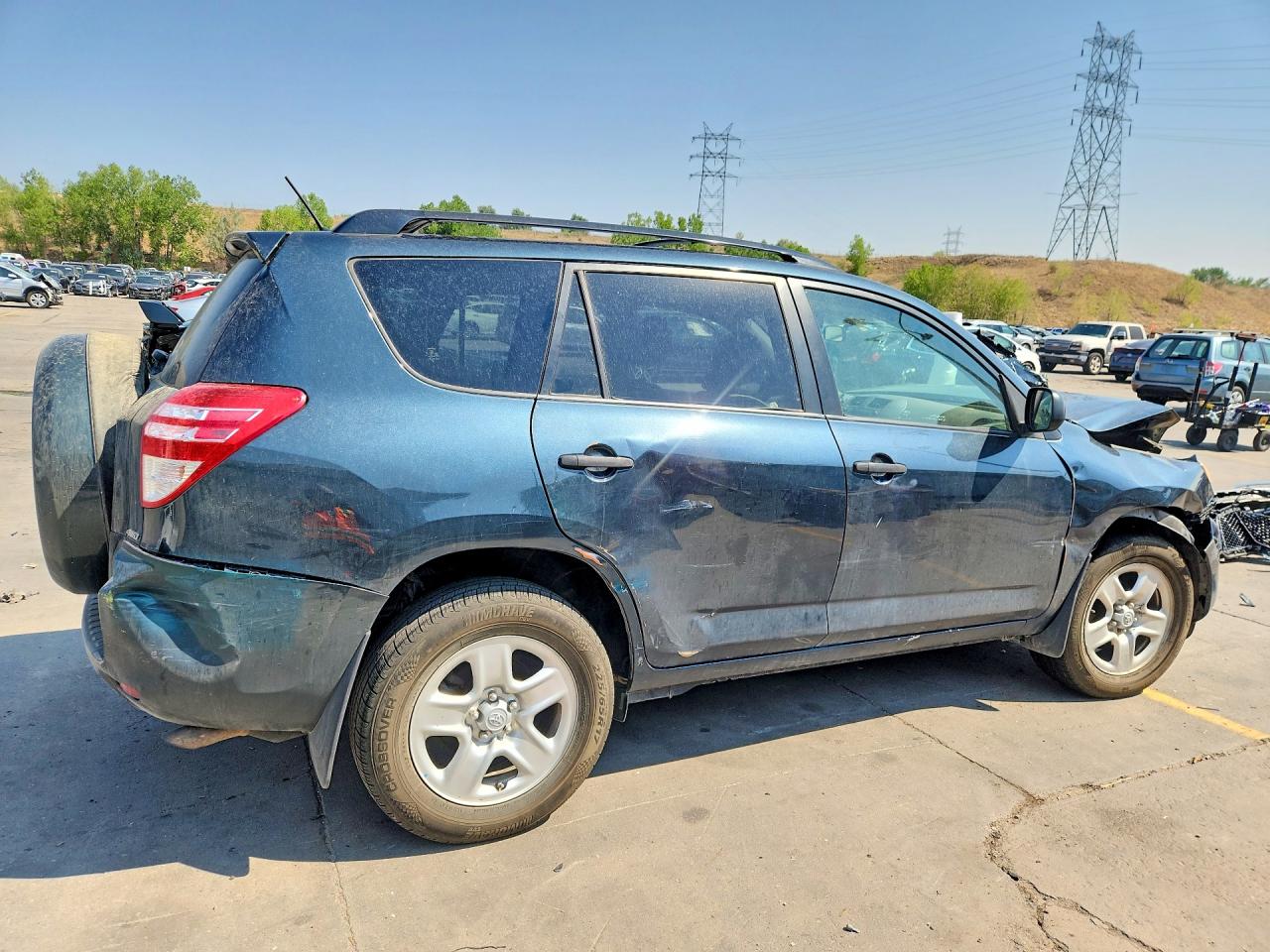 2009 Toyota Rav4 Base Green vin: JTMBF33V295011422